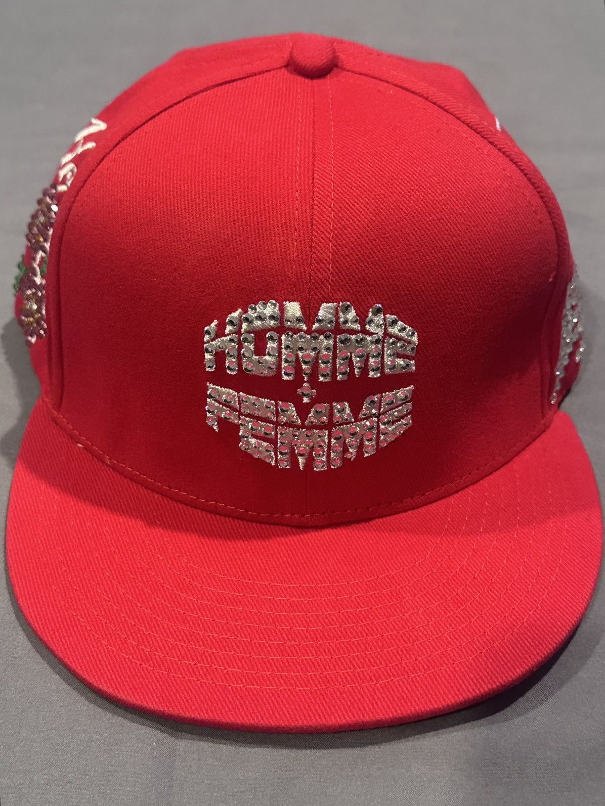 Homme + Femme La Homme + Femme Japan Gemstone snapback red hat. Size ONE SIZE - 1 Thumbnail