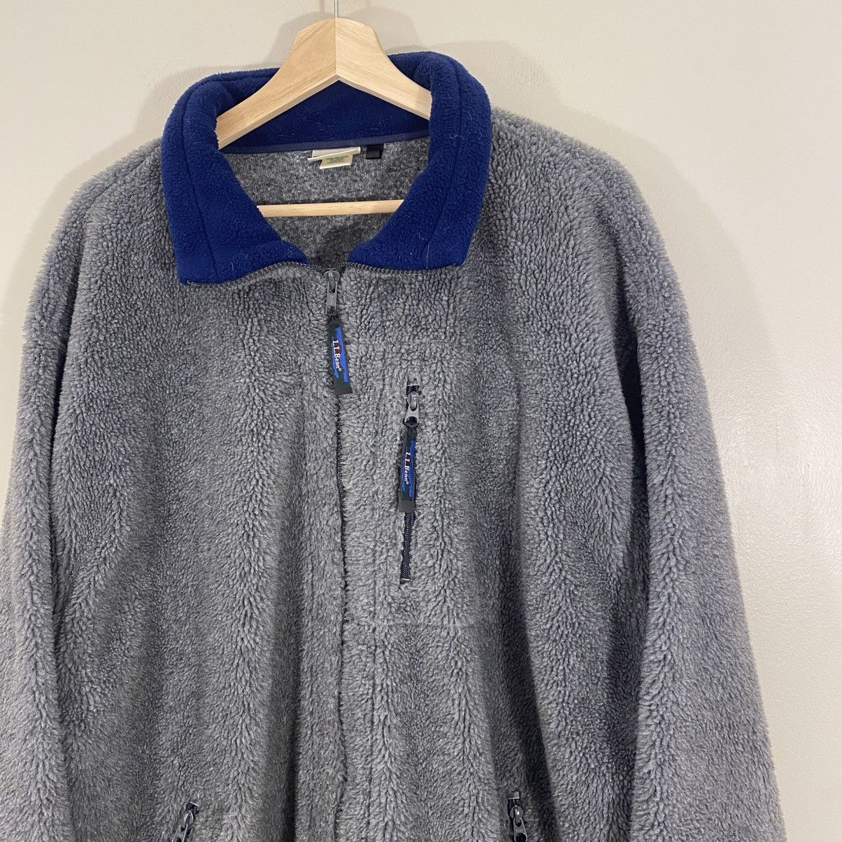 L.L. Bean × Vintage L.L. Bean Vintage Sherpa Full Zip Fleece Jscket Size US XL / EU 56 / 4 - 1 Thumbnail