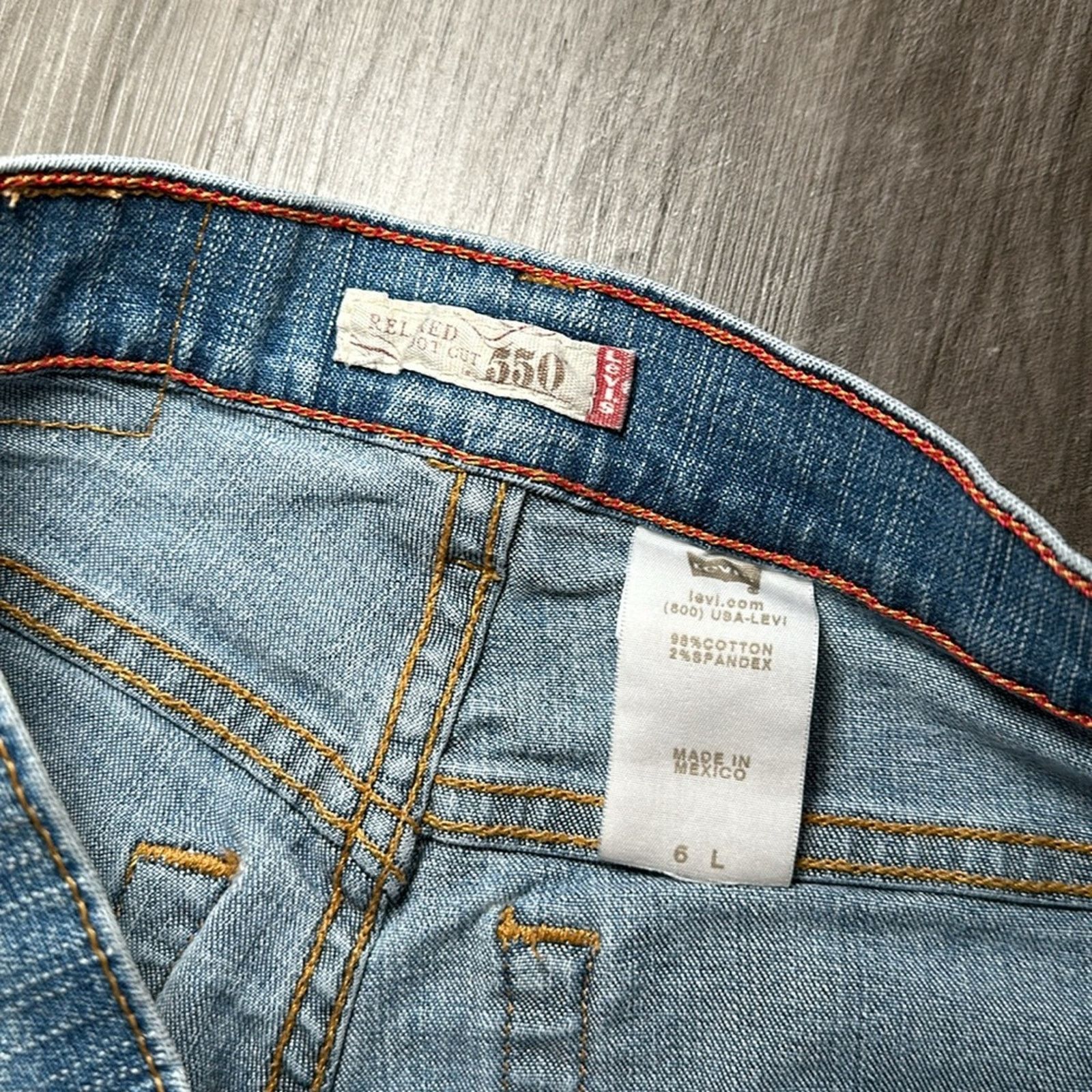 Levi's Levi’s 550 Relaxed Boot Cut Jeans - 6L Size 28" / US 6 / IT 42 - 7 Thumbnail