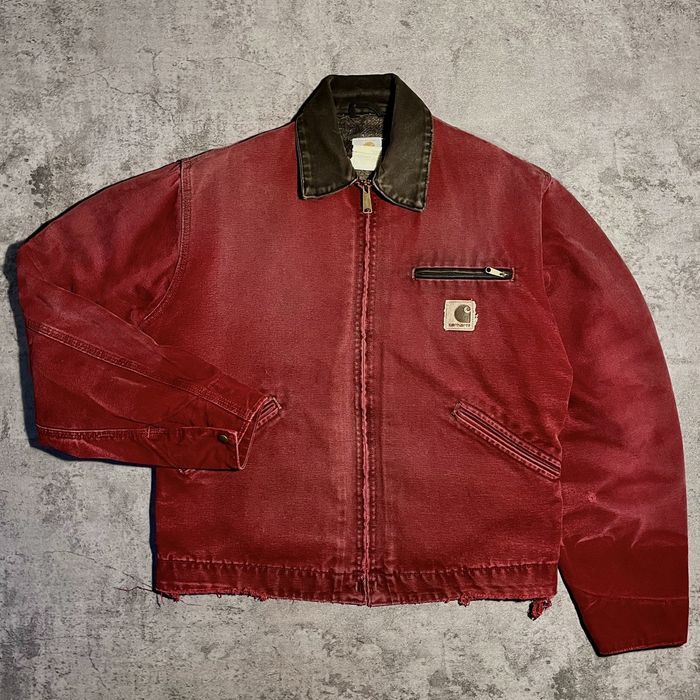 Vintage carhartt detroit jacket vintage j97 cri | Grailed