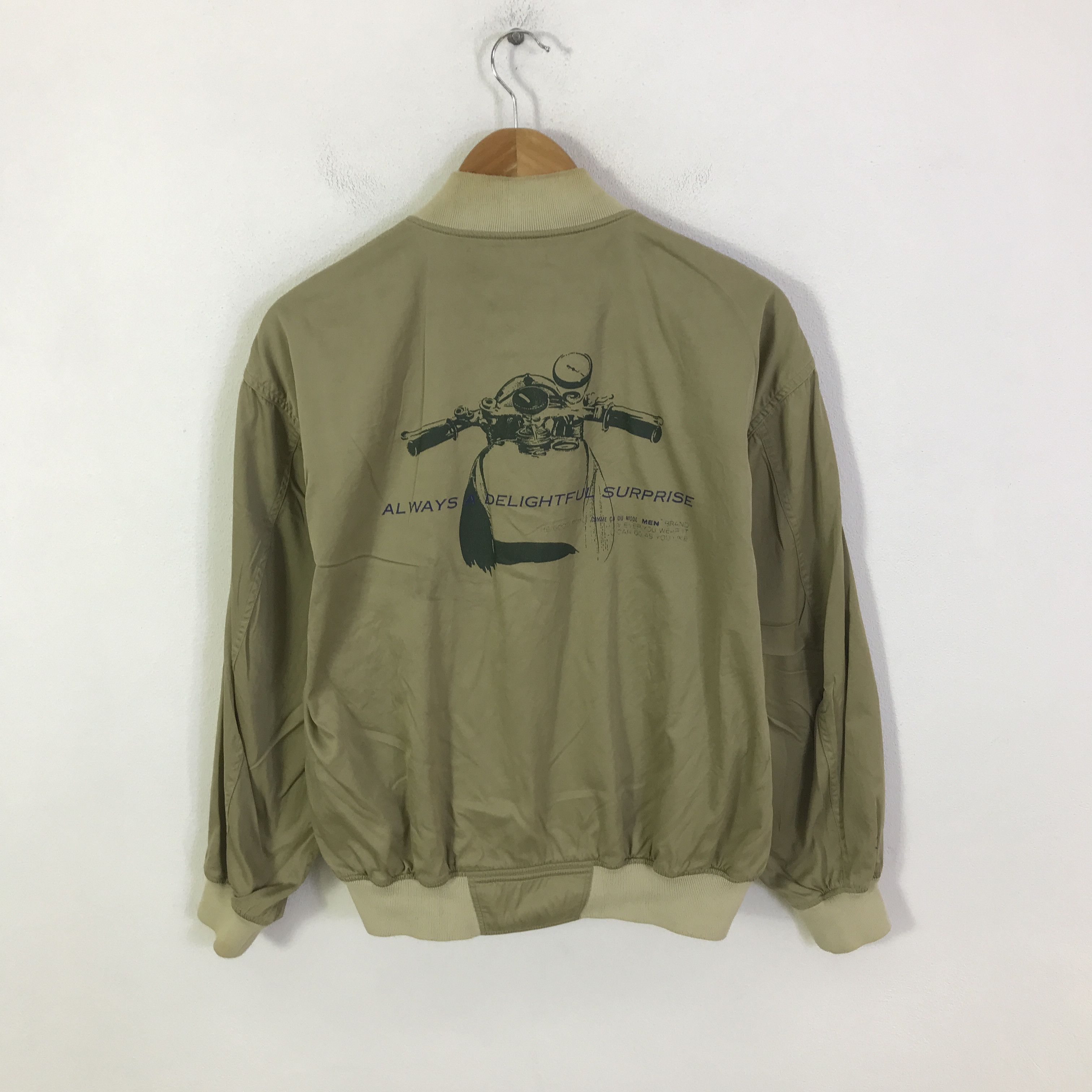 Japanese Brand comme ca du mode bomber jacket K121B3 Size US L / EU 52-54 / 3 - 3 Thumbnail