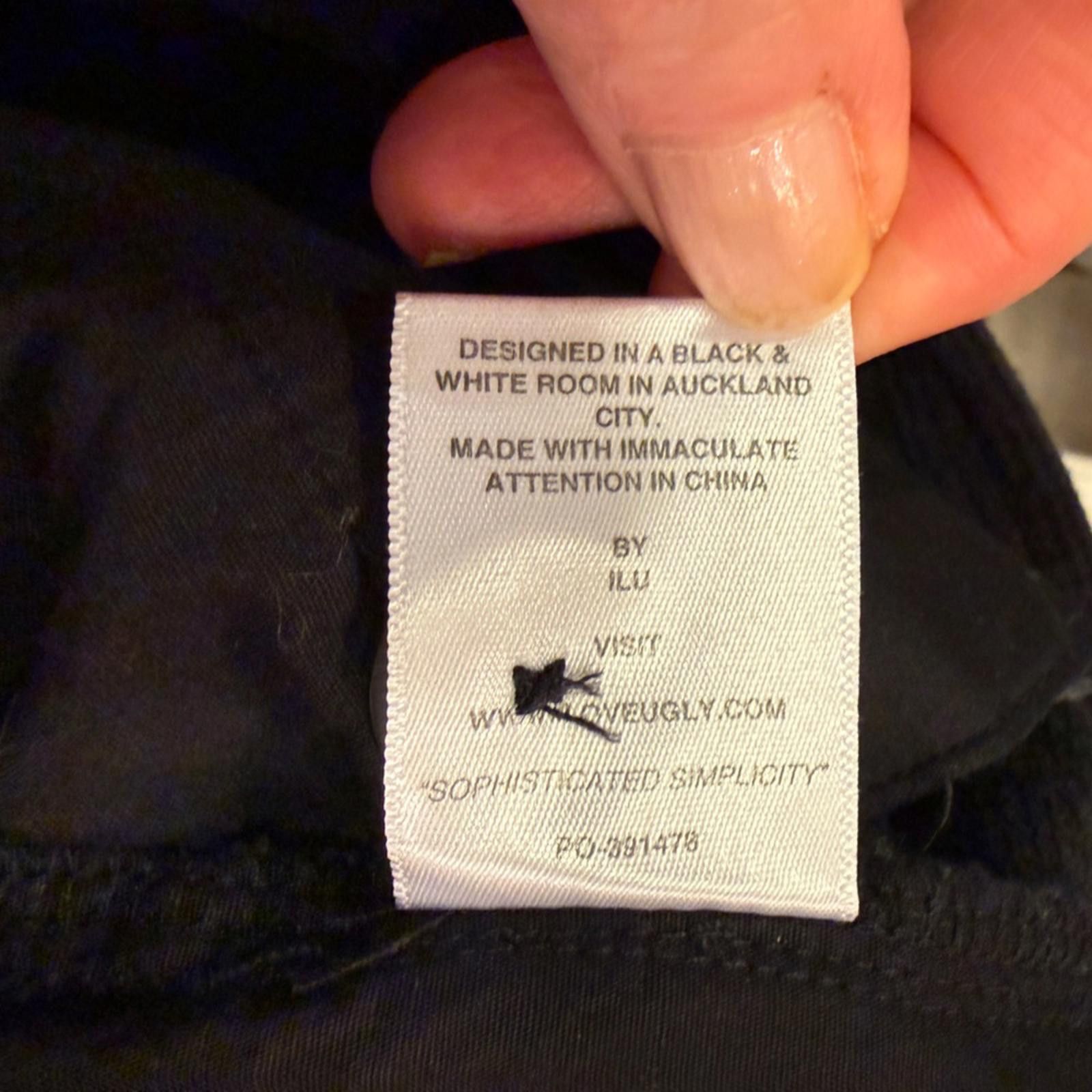 I Love Ugly I Love Ugly Men’s Japanese Minimalist Black Pants sz L Size US 34 / EU 50 - 9 Thumbnail