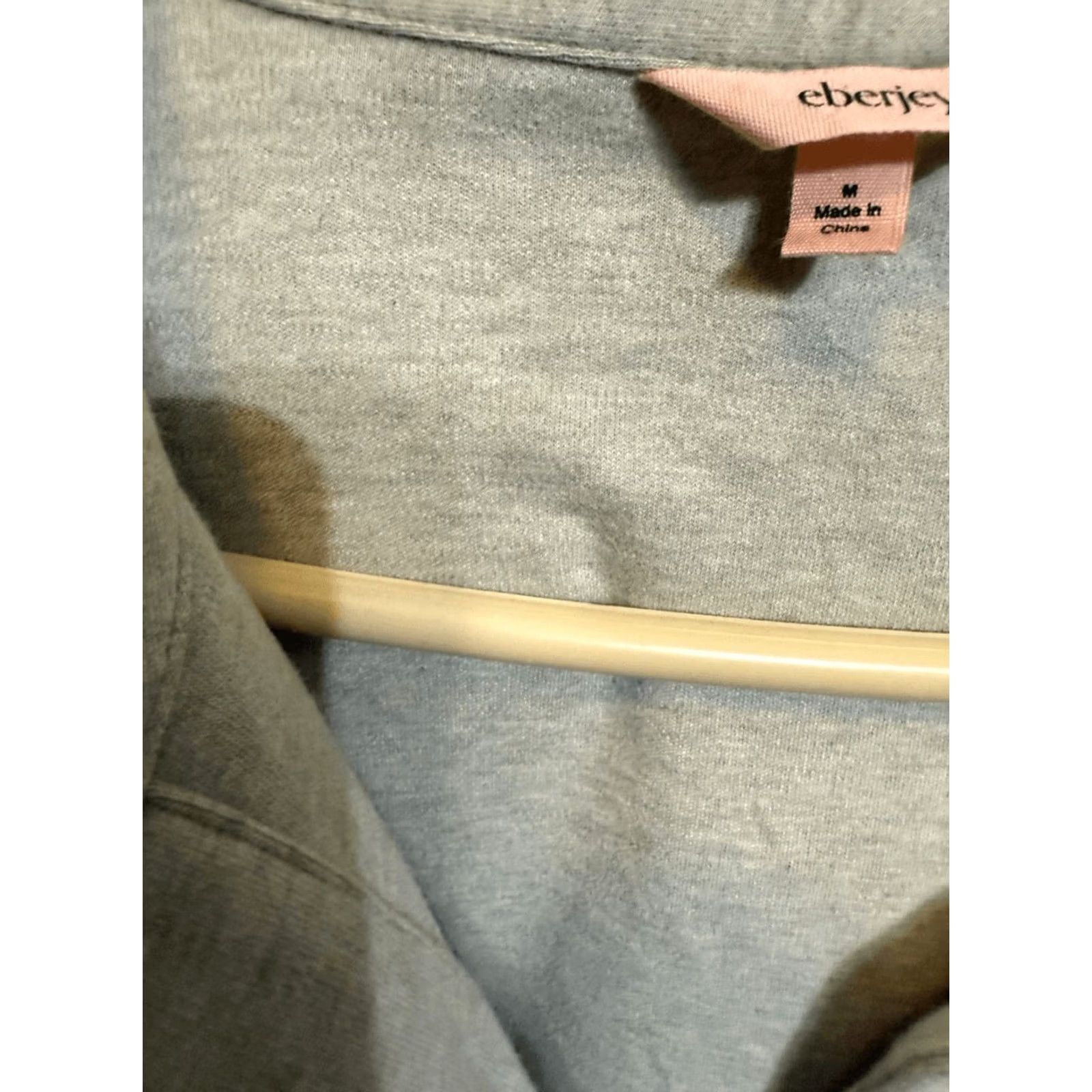 Eberjey Eberjey Women's Luxe Sweats Shacket Snap Collared Heather Gray Green Size Medium Size M / US 6-8 / IT 42-44 - 7 Thumbnail