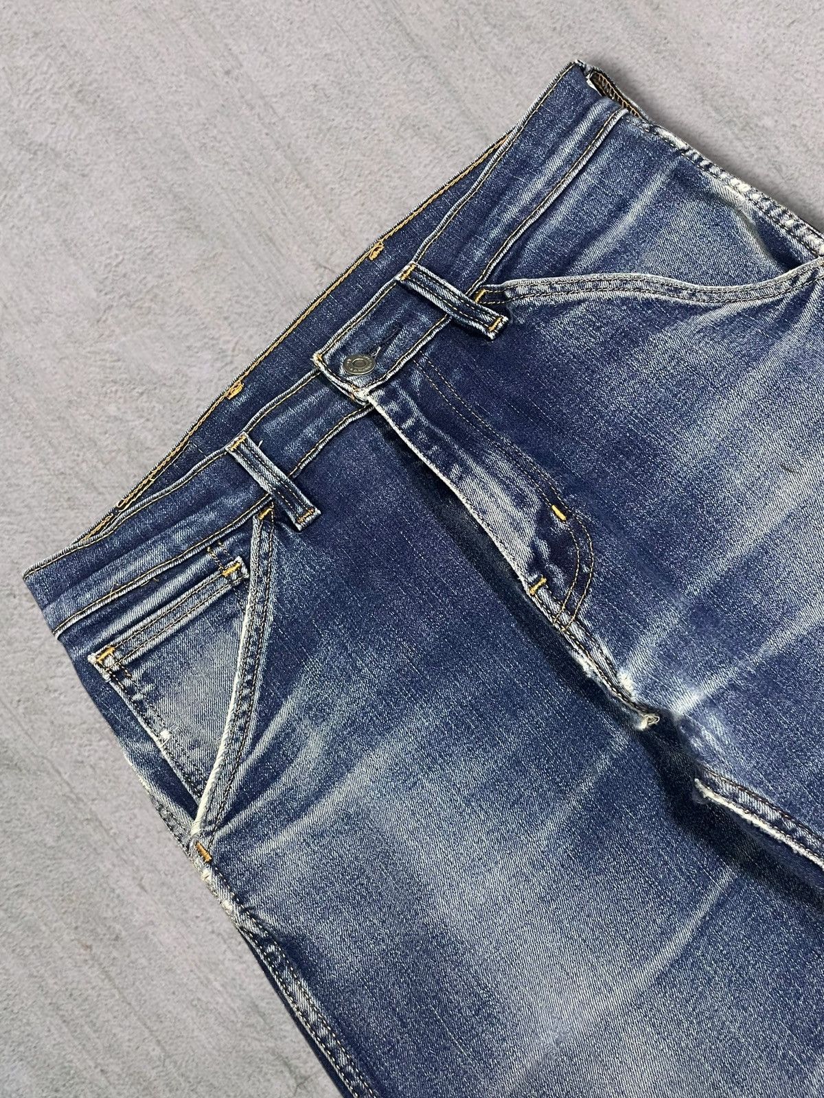 Levi's LEVI’S WORKWEAR 505 Faded Blue Wash Carpenter Jeans Size US 30 / EU 46 - 5 Thumbnail