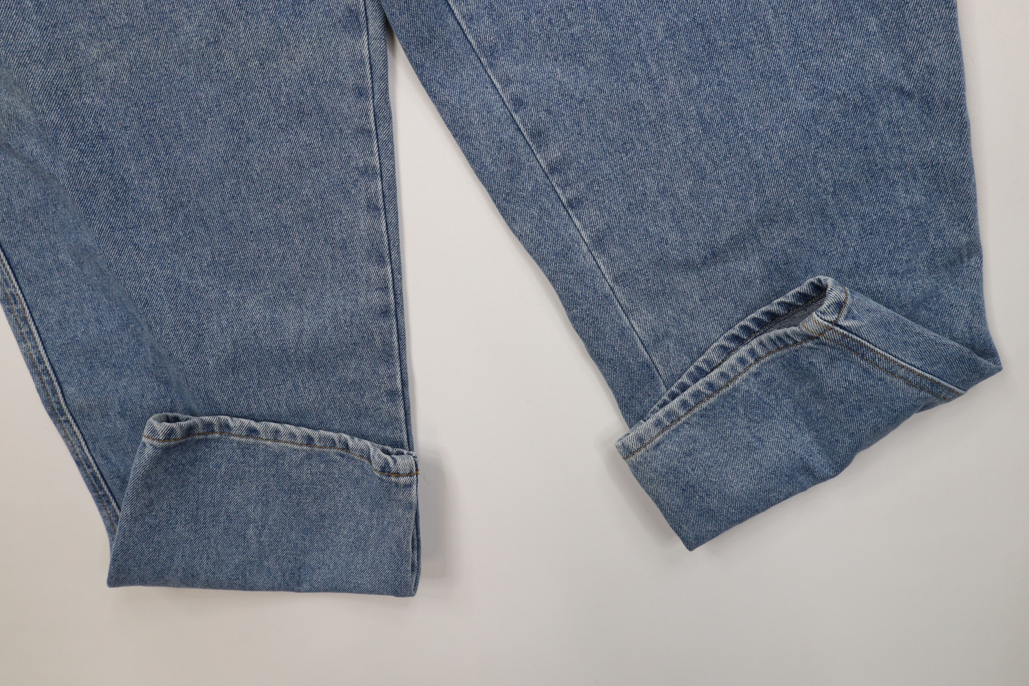 Vintage Deadstock Vintage 90s Streetwear Fit Denim Jeans Blue Cotton Size 24" / US 00 / IT 34 - 5 Thumbnail