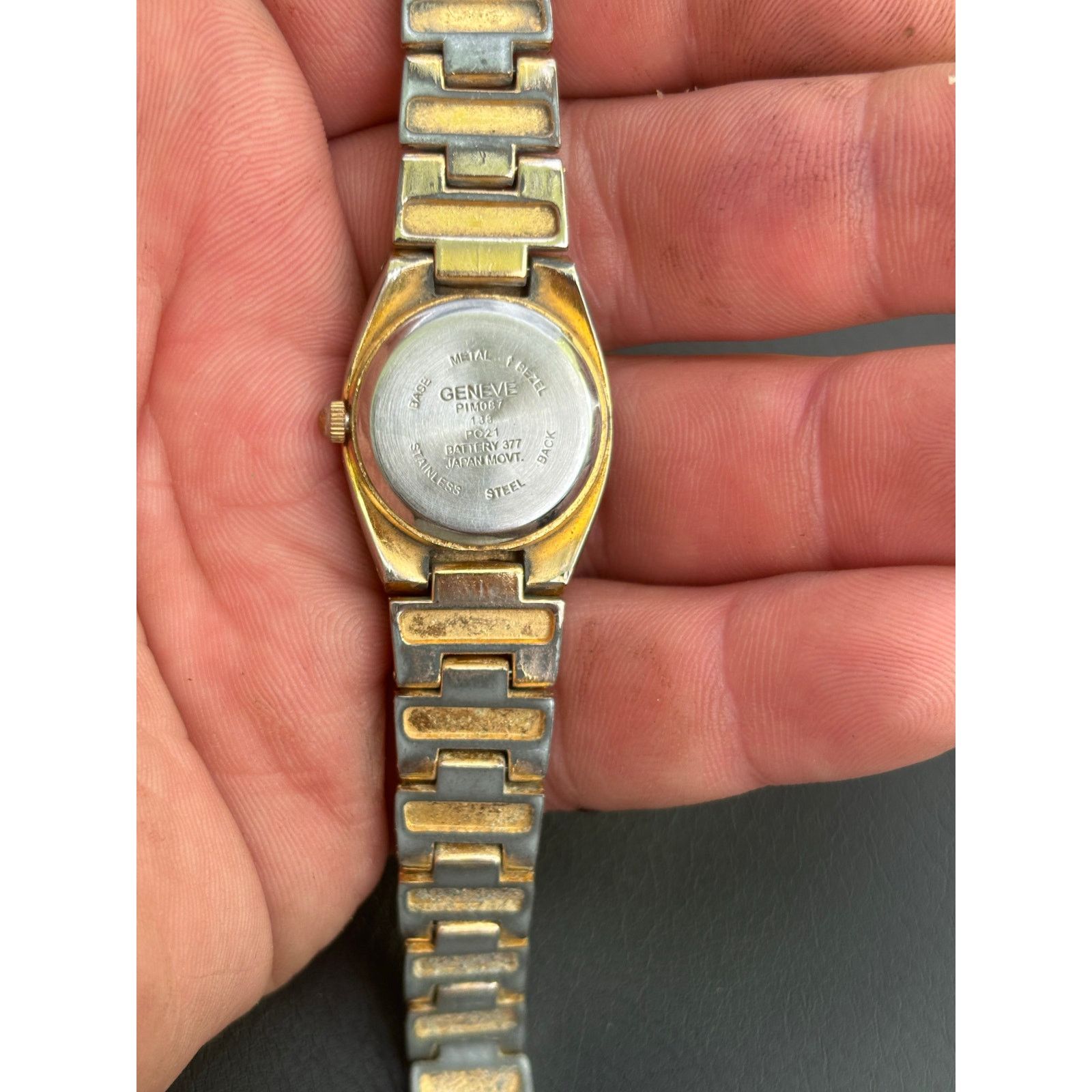 (B).Stroy Geneve Diamond PIM087Nugget Women’s Watch! New Battery! Size ONE SIZE - 5 Thumbnail