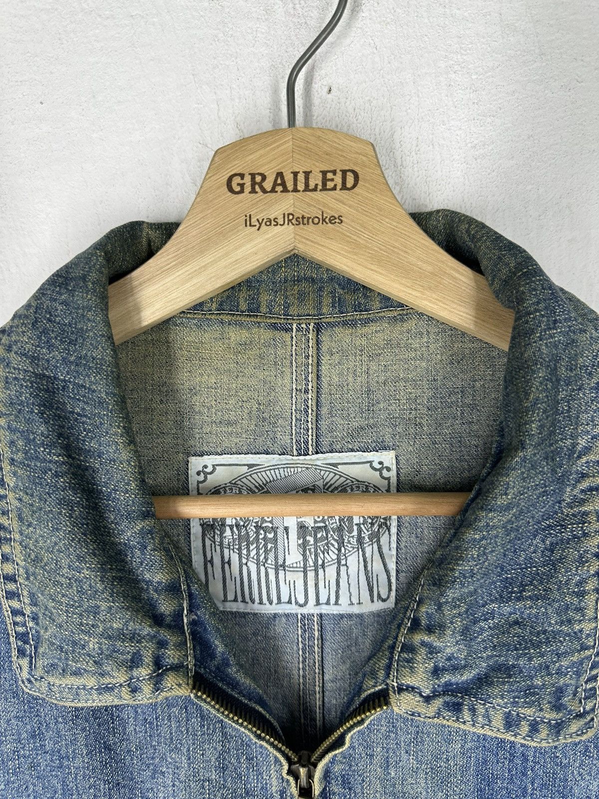 Ferre × If Six Was Nine × Vintage Vintage Ferre Jeans Sun Faded Worker Jacket Size US L / EU 52-54 / 3 - 20 Thumbnail