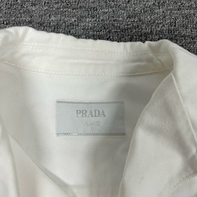 Prada Prada Triangle logo on the back, short-sleeved shirt 2502-N Size US S / EU 44-46 / 1 - 4 Thumbnail