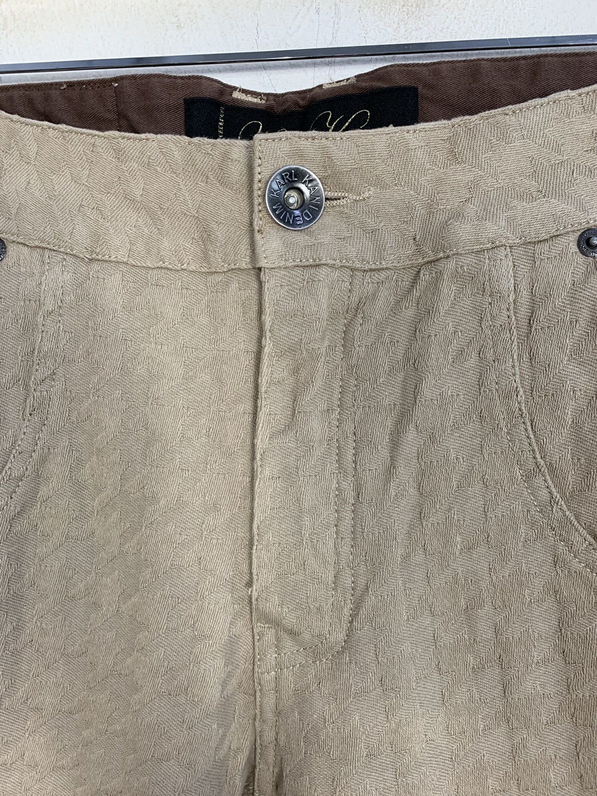 Karl Kani Karl Kani Houndstooth Design Embroidery Spell Out Denim Pant Size US 32 / EU 48 - 8 Thumbnail