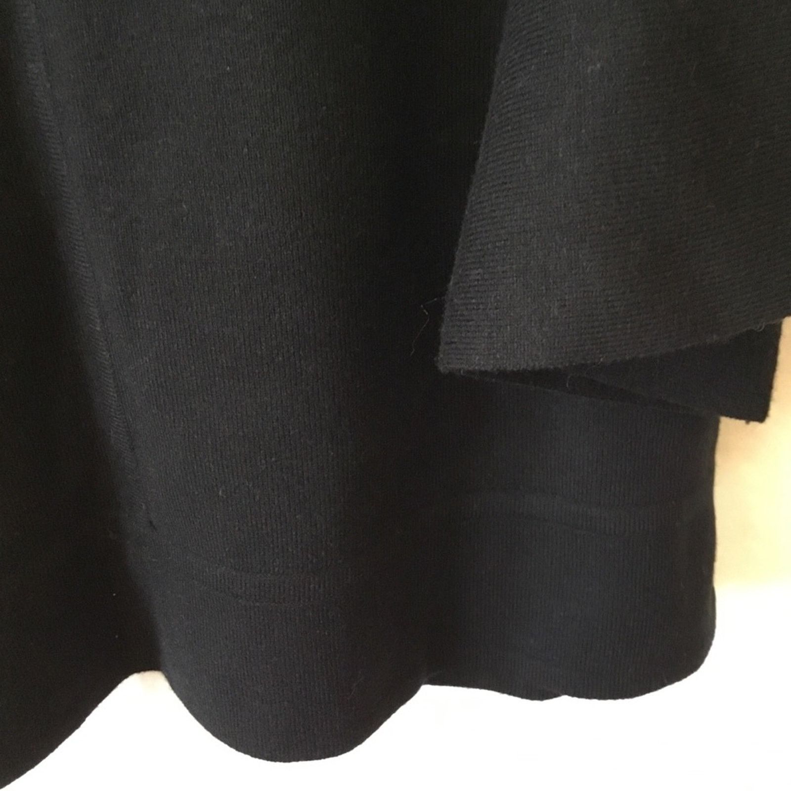 Anthropologie Maeve Black Crop Hoodie Sweater with Cape Sleeves Size S / US 4 / IT 40 - 5 Thumbnail