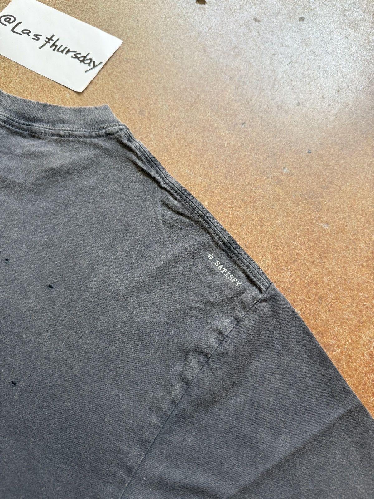 Satisfy Satisfy The Rocker Trailmaster MothTech Tee Aged Black Small Size US S / EU 44-46 / 1 - 7 Thumbnail