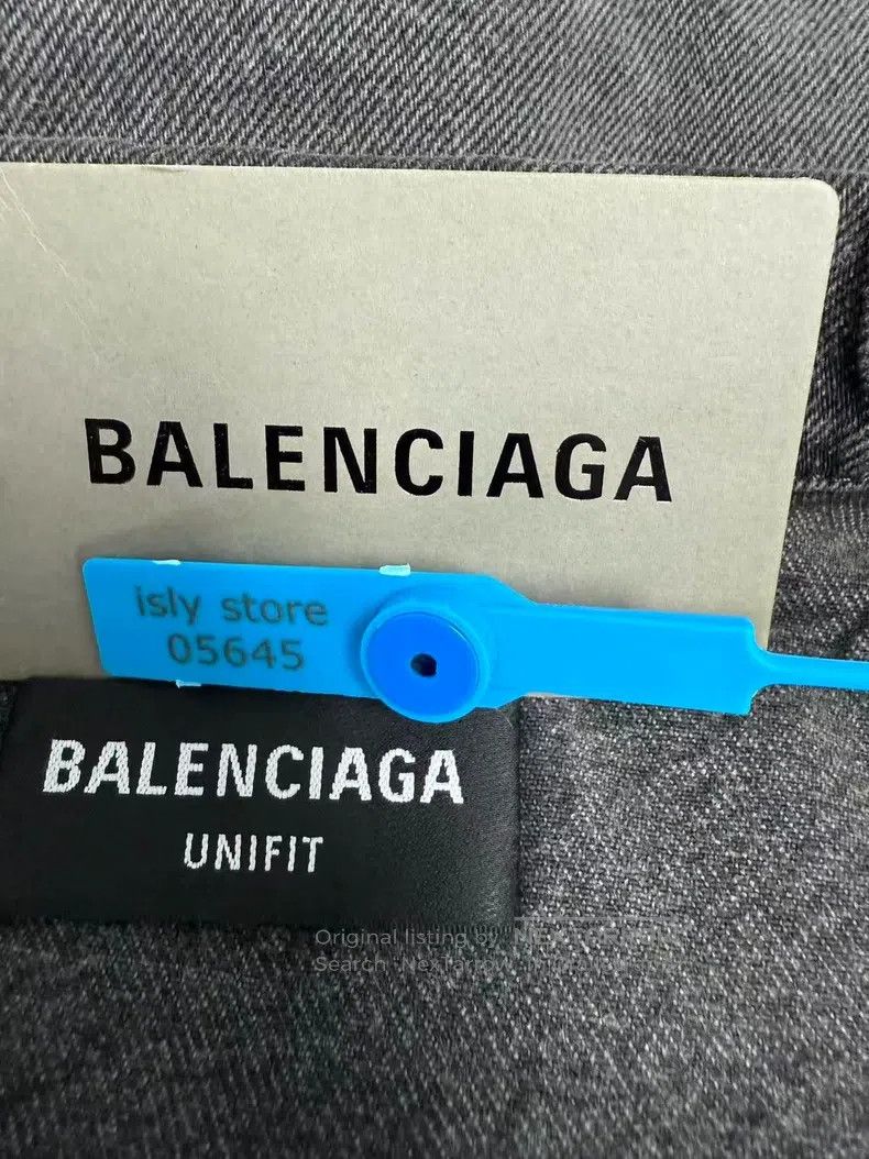 Balenciaga Balenciaga Heart Pattern Denim Jacket Size US XS / EU 42 / 0 - 4 Thumbnail