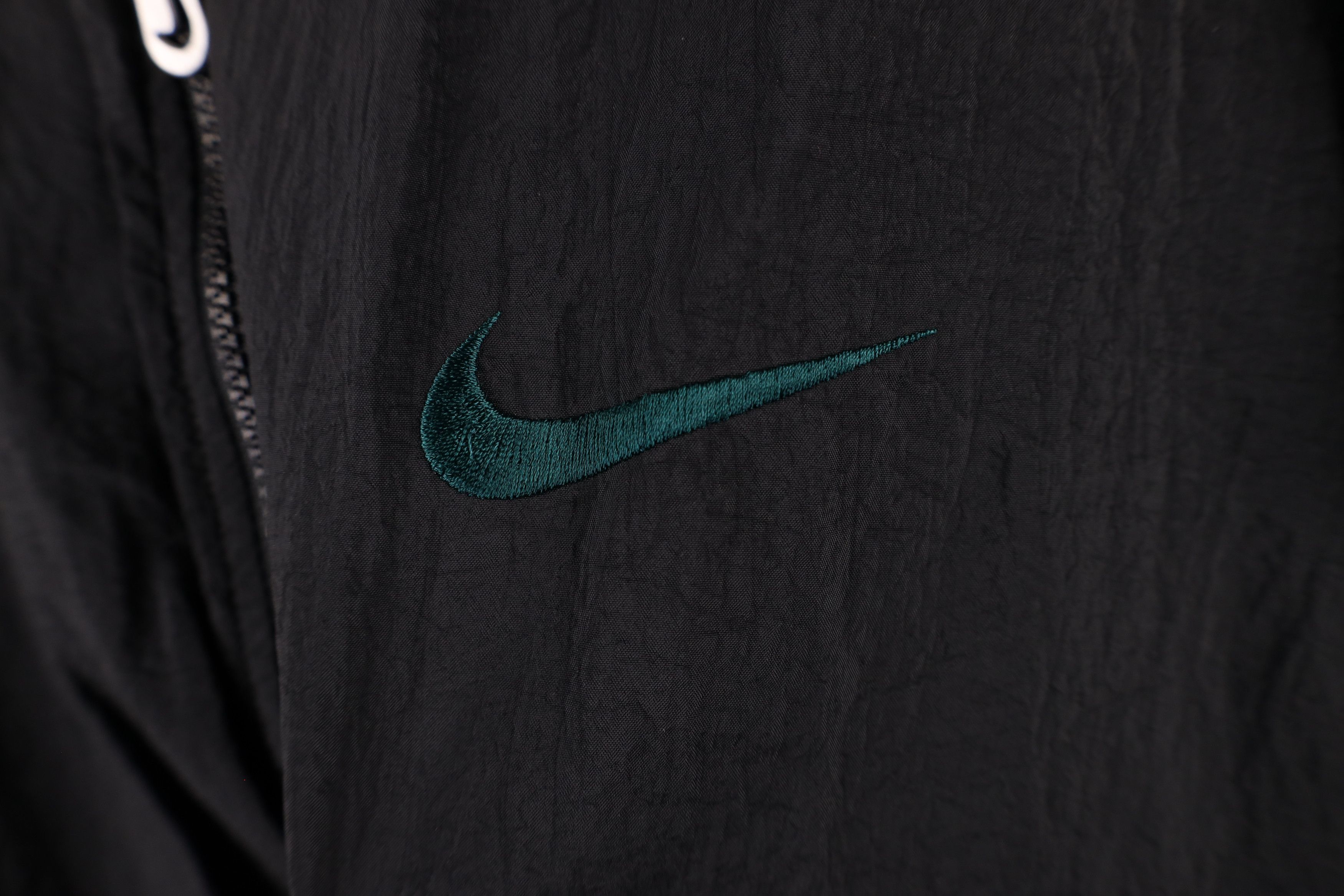 Nike × Vintage Vintage 90s Nike Scott Mini Swoosh Lined Windbreaker Jacket Size US L / EU 52-54 / 3 - 4 Thumbnail