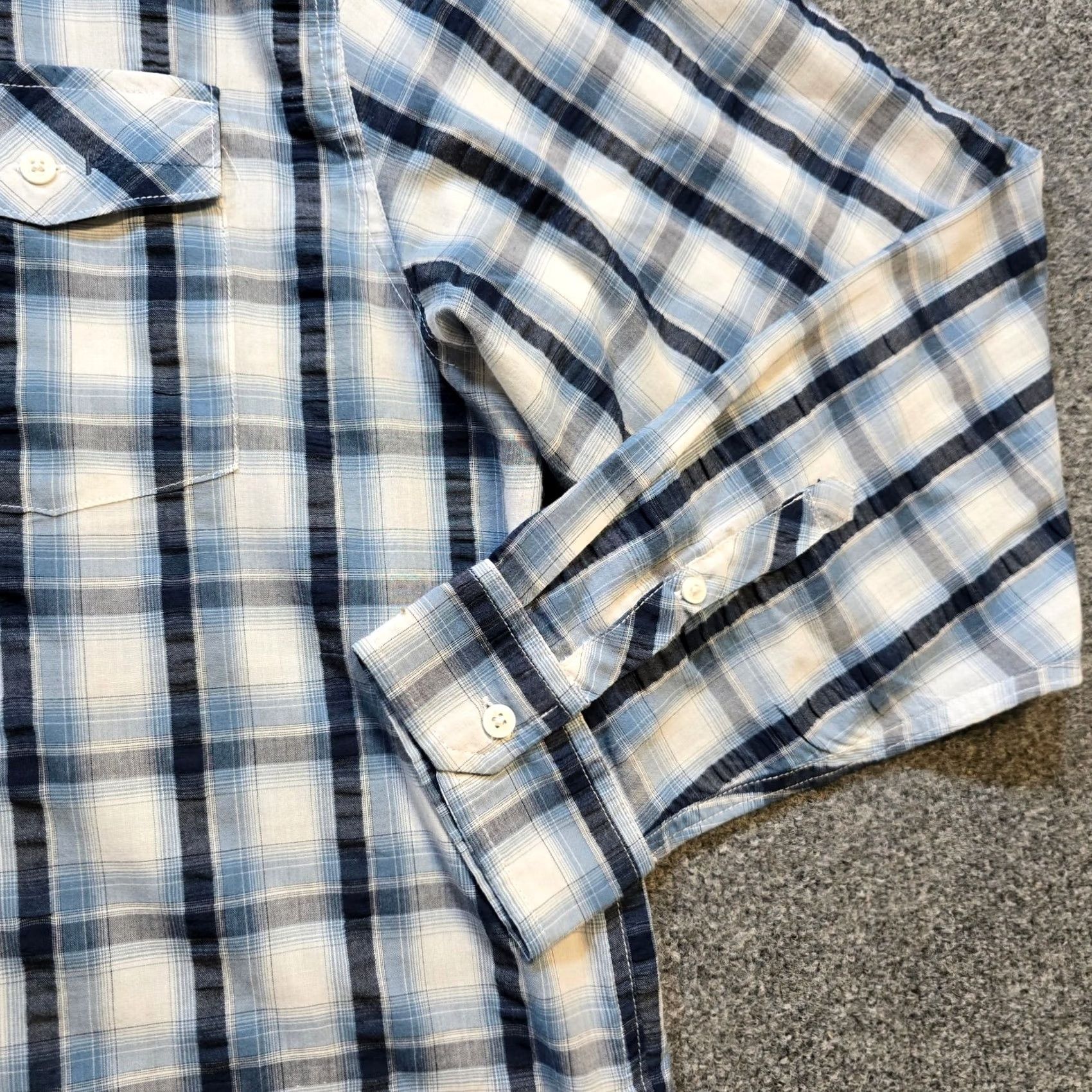 Mountain Hardwear Mountain Hardwear Shirt Mens XL Blue Plaid Button Long Sleeve Hiking Outdoors Size US XL / EU 56 / 4 - 4 Thumbnail
