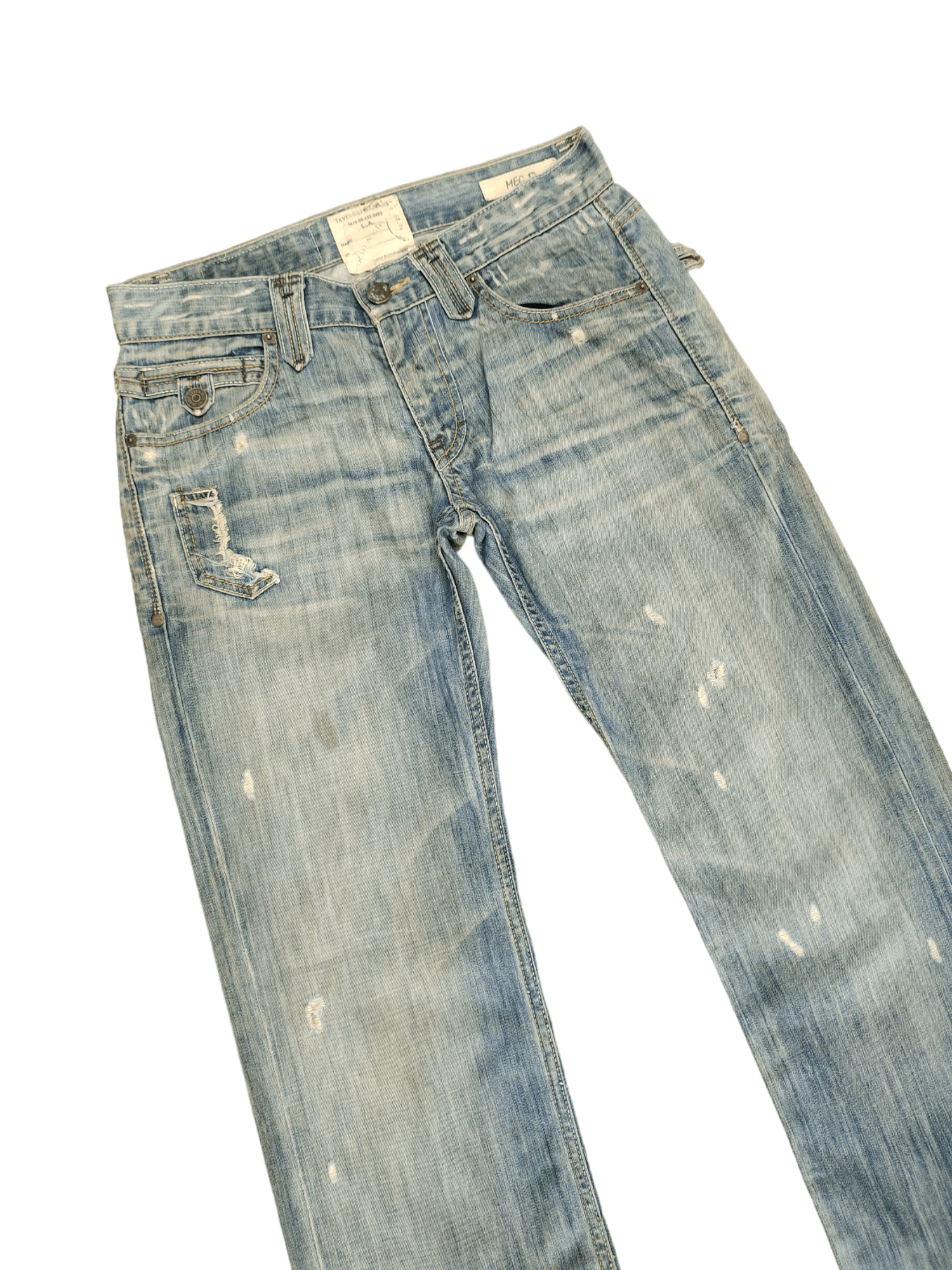 Taverniti Vintage Taverniti Jeans Distressed Faded Denim Jeans Size US 30 / EU 46 - 12 Thumbnail