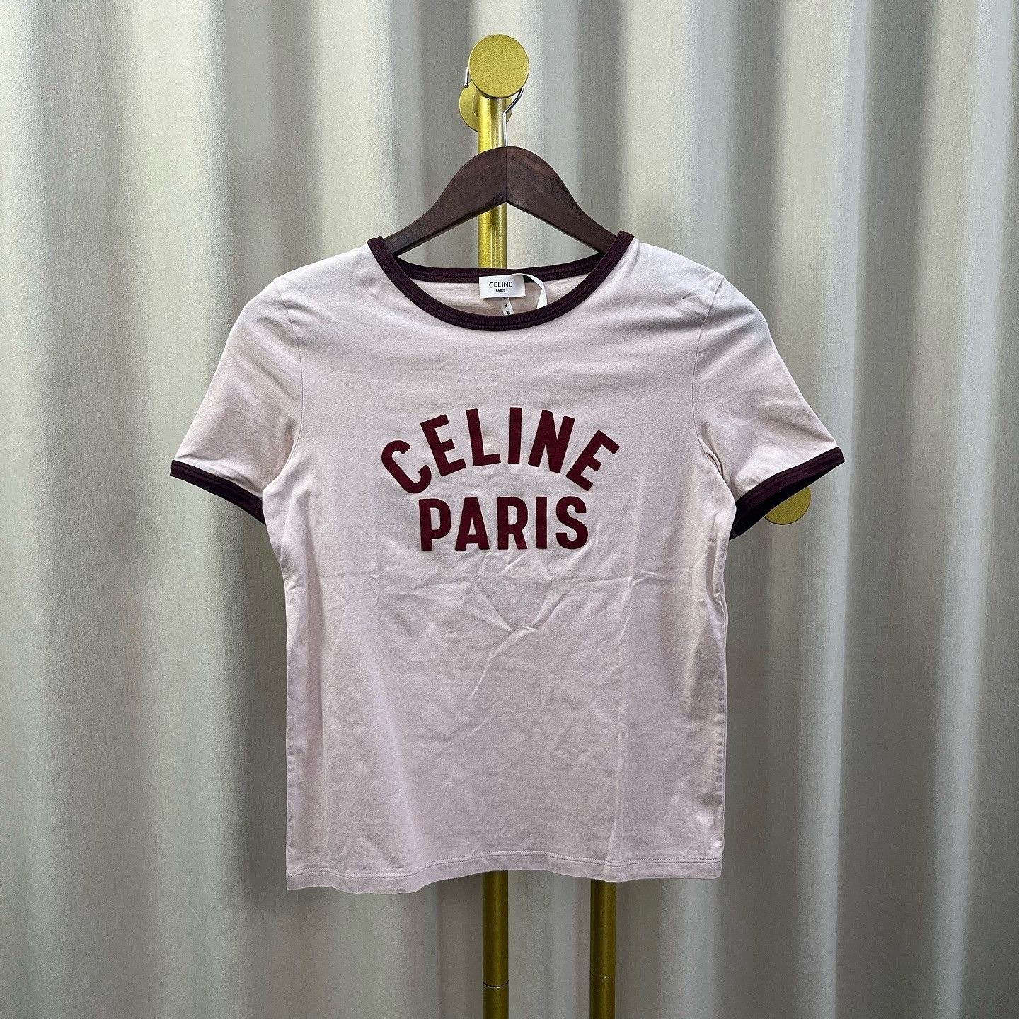 Celine Celine Paris Logo T-Shirt Size XS Size XS / US 0-2 / IT 36-38 - 1 Thumbnail