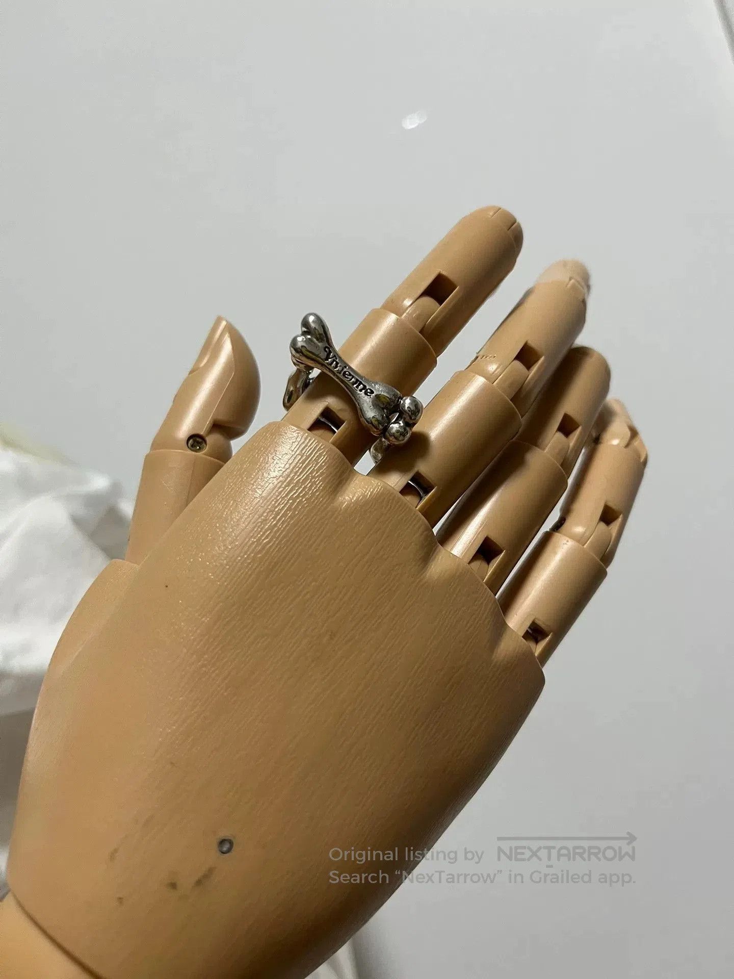 Vivienne Westwood Vivienne Westwood 925 Silver Bone Ring L. Size ONE SIZE - 4 Thumbnail