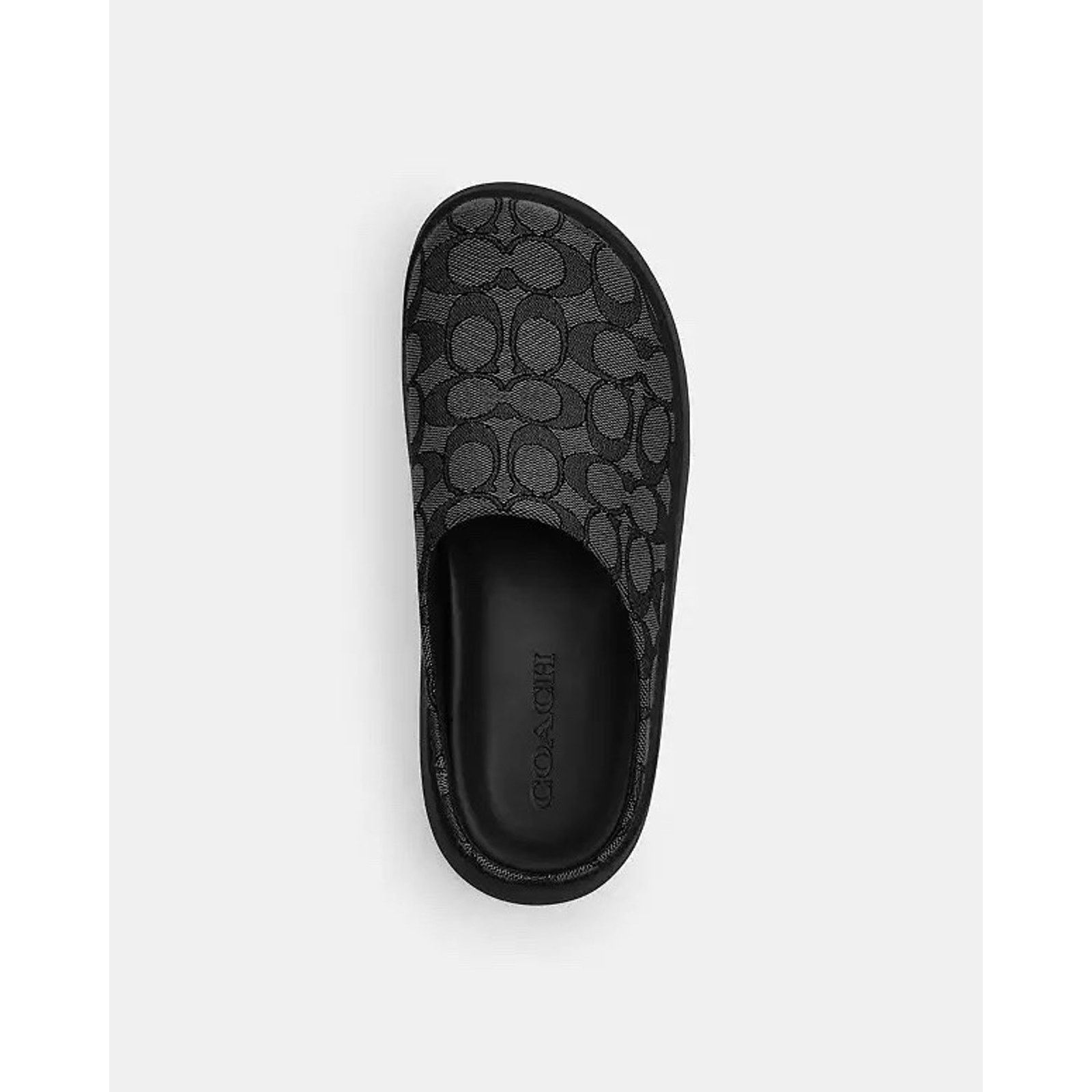 Coach NWT Coach Women's Link Mule Jacquard Charcoal CBN24 US 9 Size US 9 / IT 39 - 8 Thumbnail