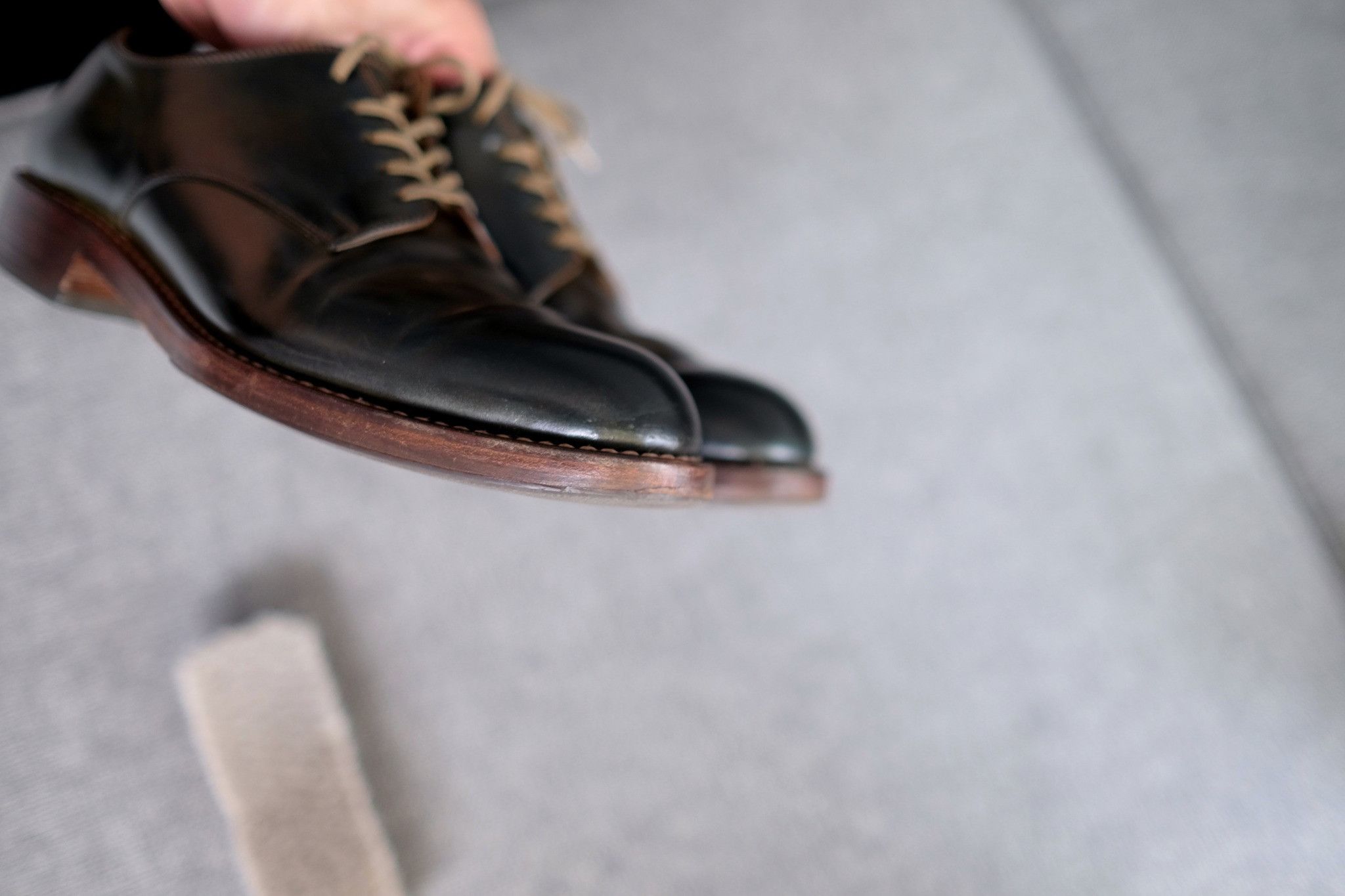 Other LEATHER ARTS & CRAFTS MOTO PLAIN TOE SHOES(Cordovan leather) Size US 4 / IT 34 - 5 Thumbnail