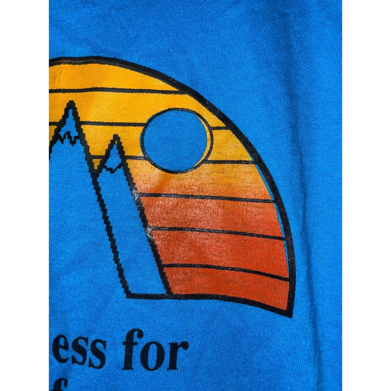 Jerzees Vintage School Shirt Jerzees Wellness Peak Bozeman Tee 90s L Size US L / EU 52-54 / 3 - 4 Thumbnail