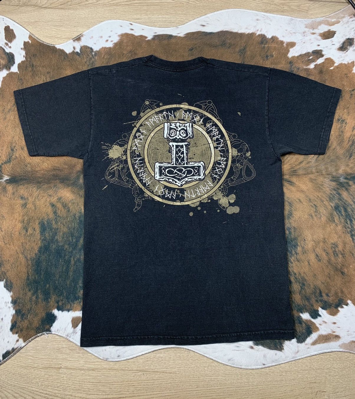 Band Tees × Vintage Vintage Amon Amarth Rock Band Tee Tshirt 00’S Size US S / EU 44-46 / 1 - 2 Thumbnail
