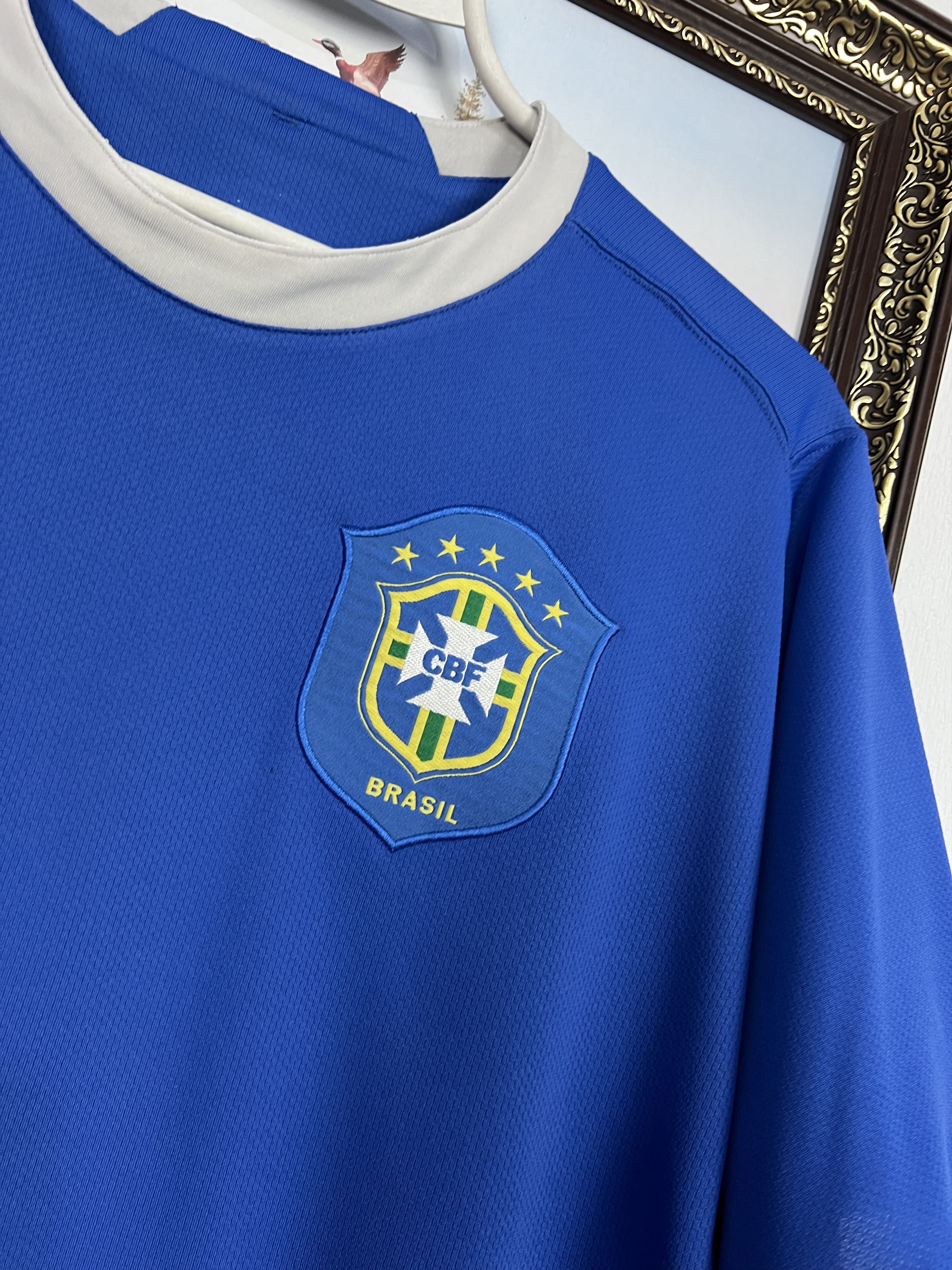 Nike Brazil Away football shirt 2004 Soccer Nike Jersey National Size US L / EU 52-54 / 3 - 3 Thumbnail