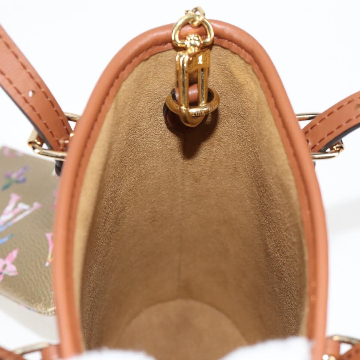 Louis Vuitton LOUIS VUITTON LV Garden Nano Bucket Shoulder Bag Beige Size ONE SIZE - 11 Thumbnail