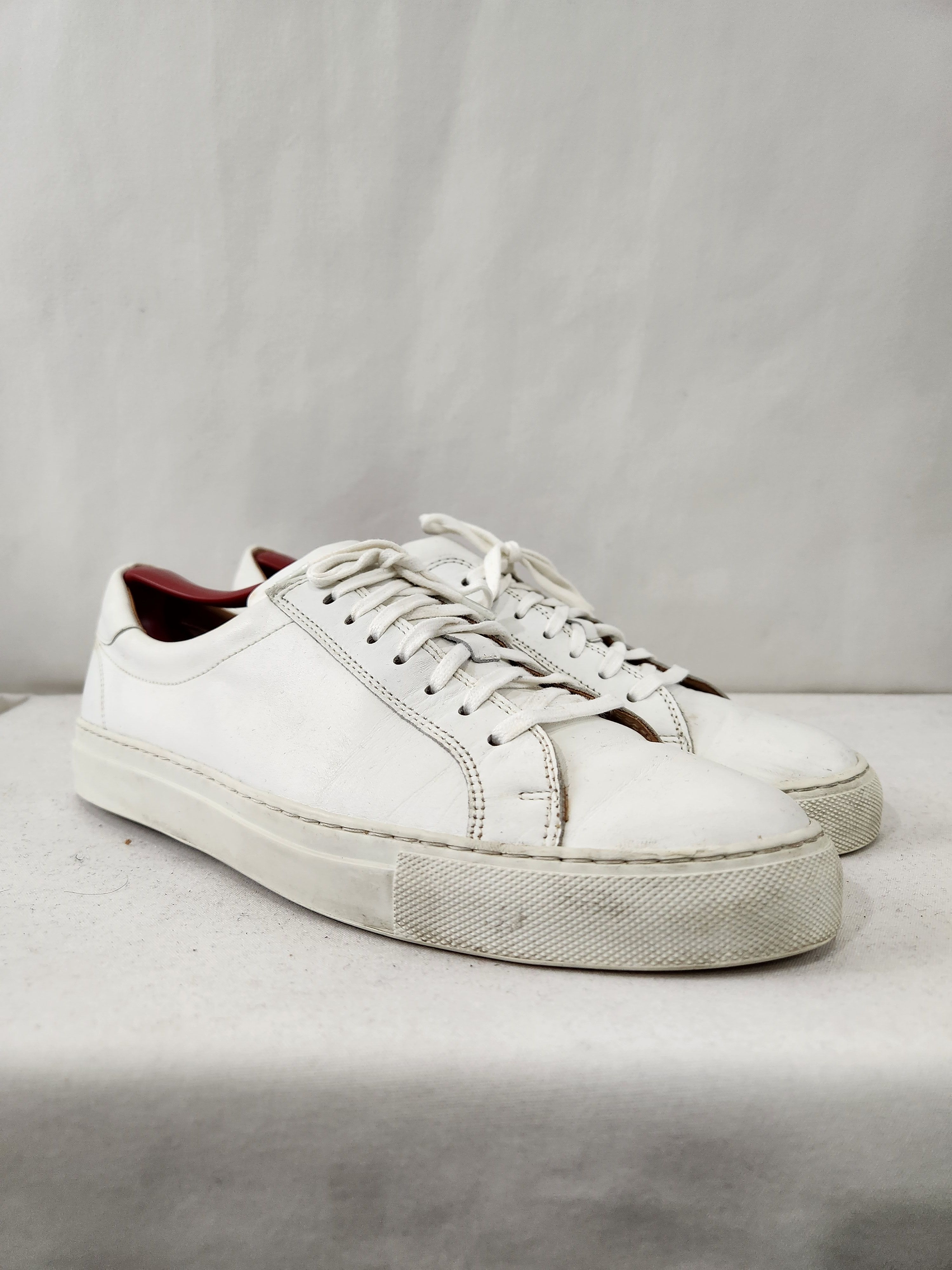 gravitypope White Leather Low Top Tennis Sneaker Made in Italy sz 41 EU Size US 8 / EU 41 - 1 Thumbnail