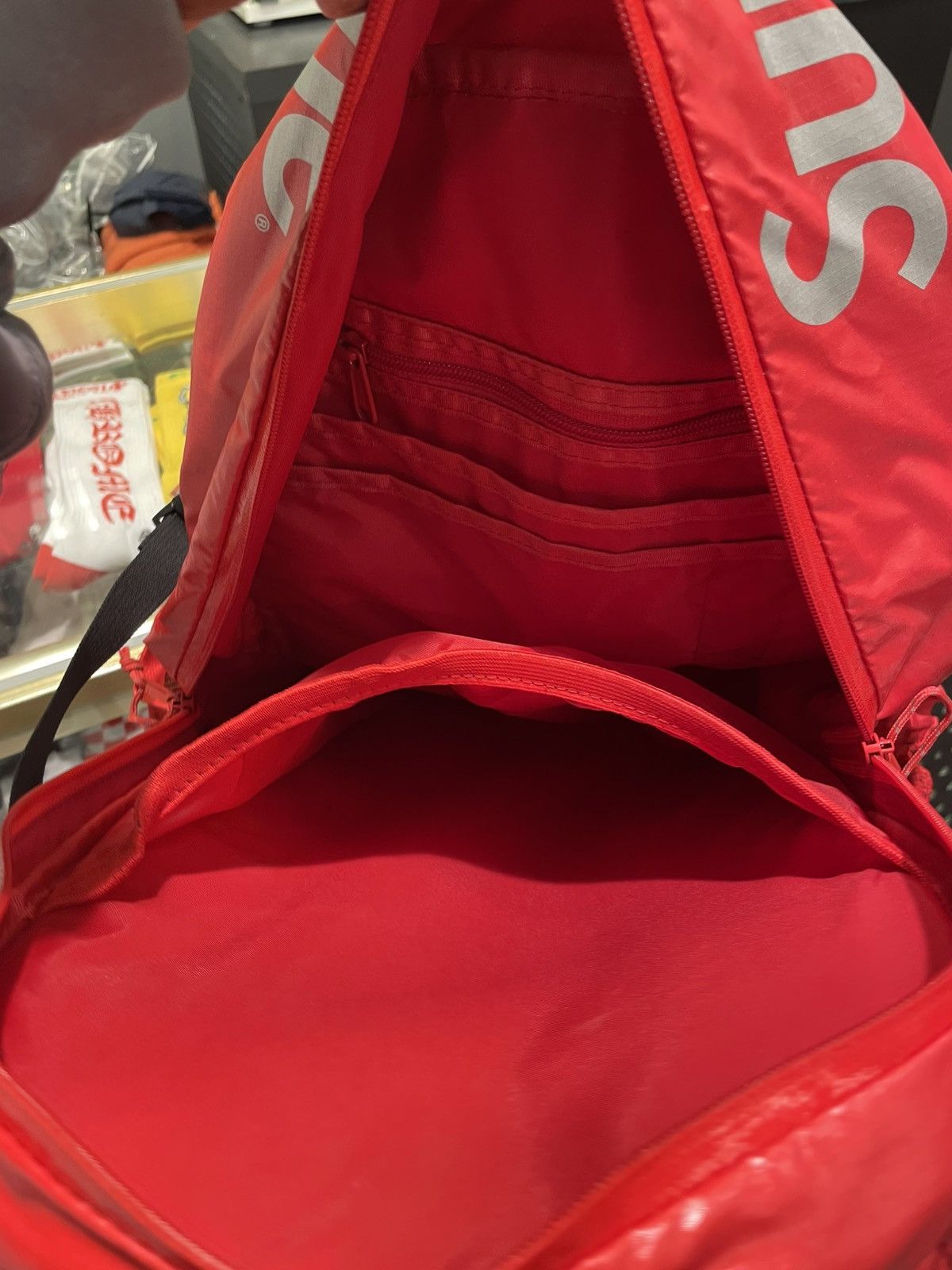 Supreme Supreme Red Backpack Size ONE SIZE - 3 Thumbnail