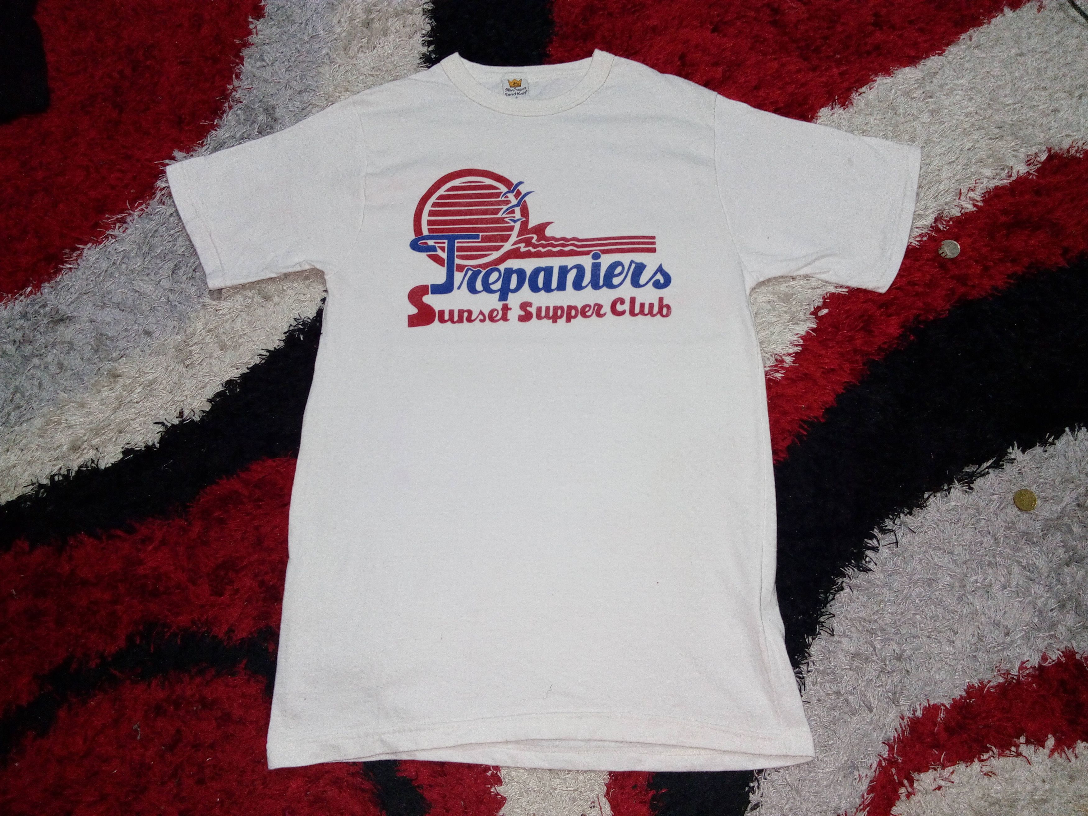 Vintage Vintage 80s Trepaniers Sunset Supper Club T-Shirt Crewneck Size US M / EU 48-50 / 2 - 2 Thumbnail
