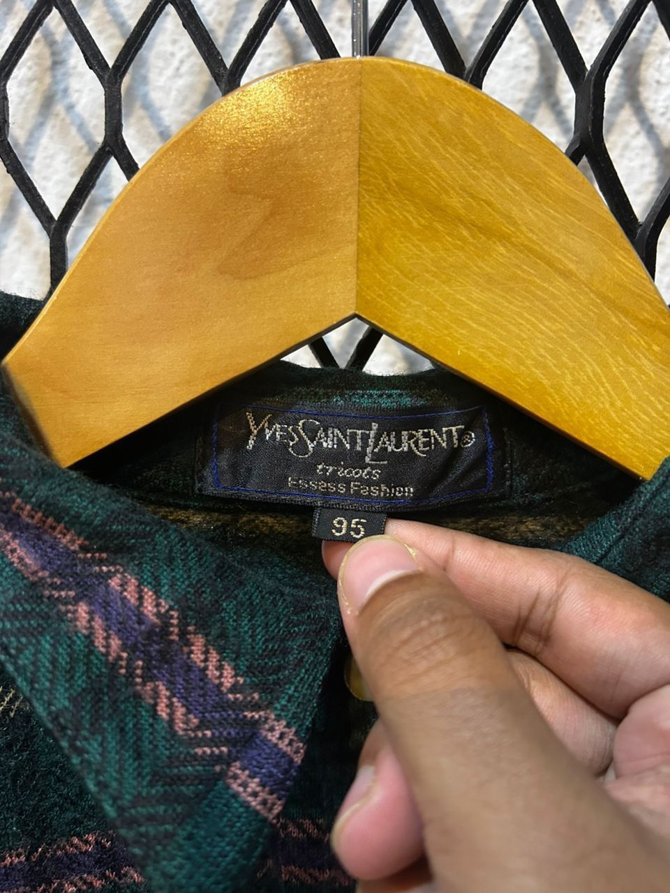 Yves Saint Laurent Vintage Yves Saint Laurent stripe collar polo tee longsleeve Size XS / US 0-2 / IT 36-38 - 3 Thumbnail