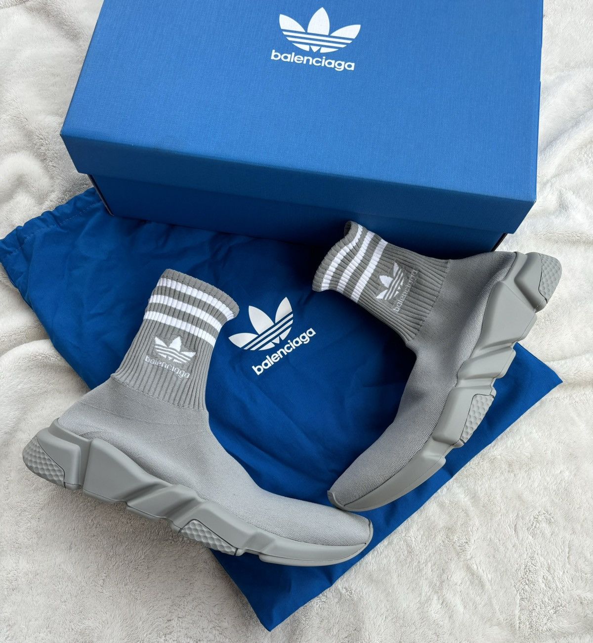 Balenciaga x Adidas Grey Speed Runners