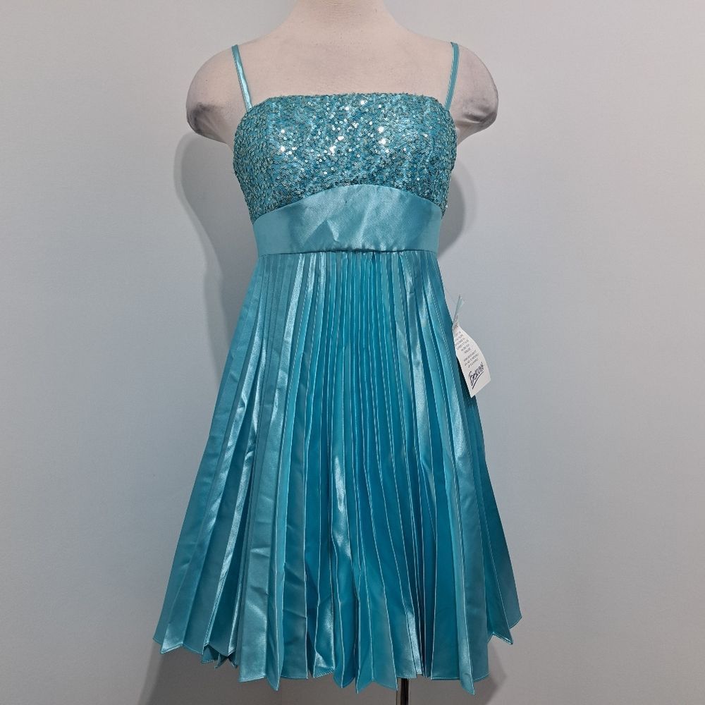 Other Vintage Jessica McClintock For Gunne Sax Pleated Sequins Coc Size M / US 6-8 / IT 42-44 - 11 Thumbnail