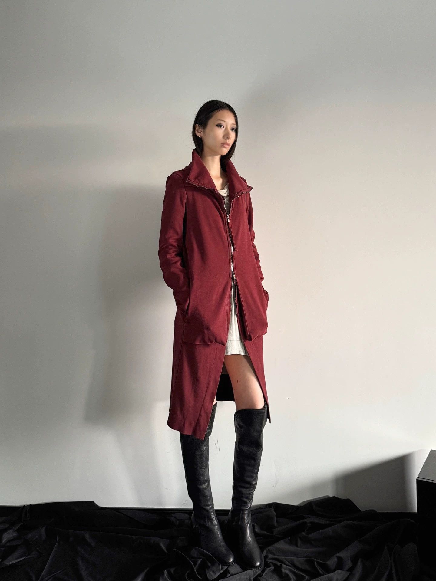 Vintage Italian Vintage Multi-Layer Double-Zip Long Coat XS Size XS / US 0-2 / IT 36-38 - 5 Thumbnail