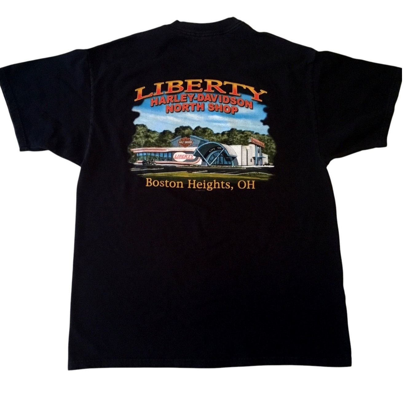 Harley Davidson Harley Davidson T-Shirt Black XL Vintage Boston Heights Ohio Size US XL / EU 56 / 4 - 3 Thumbnail