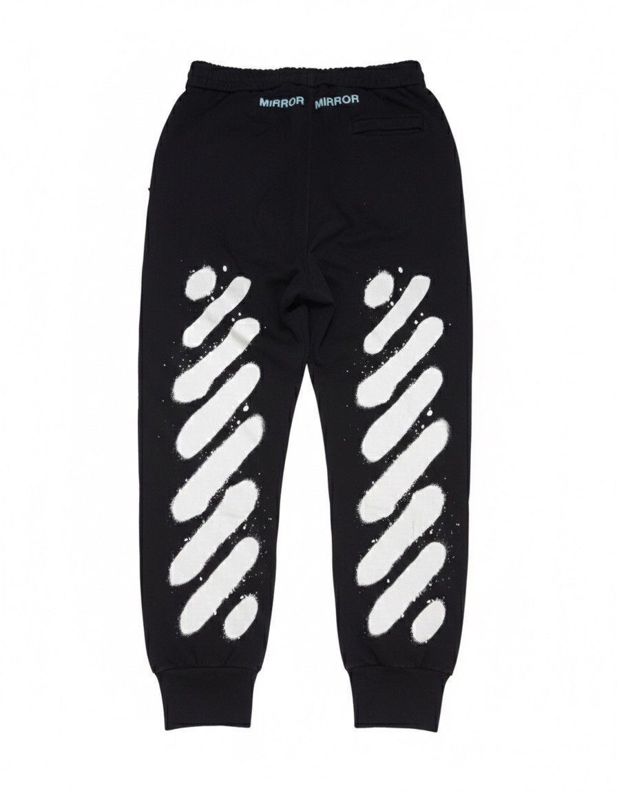 Off-White Y2K x OFF WHITE x Mirror Mirror Diagonal spray sweatpans Size US 32 / EU 48 - 3 Thumbnail