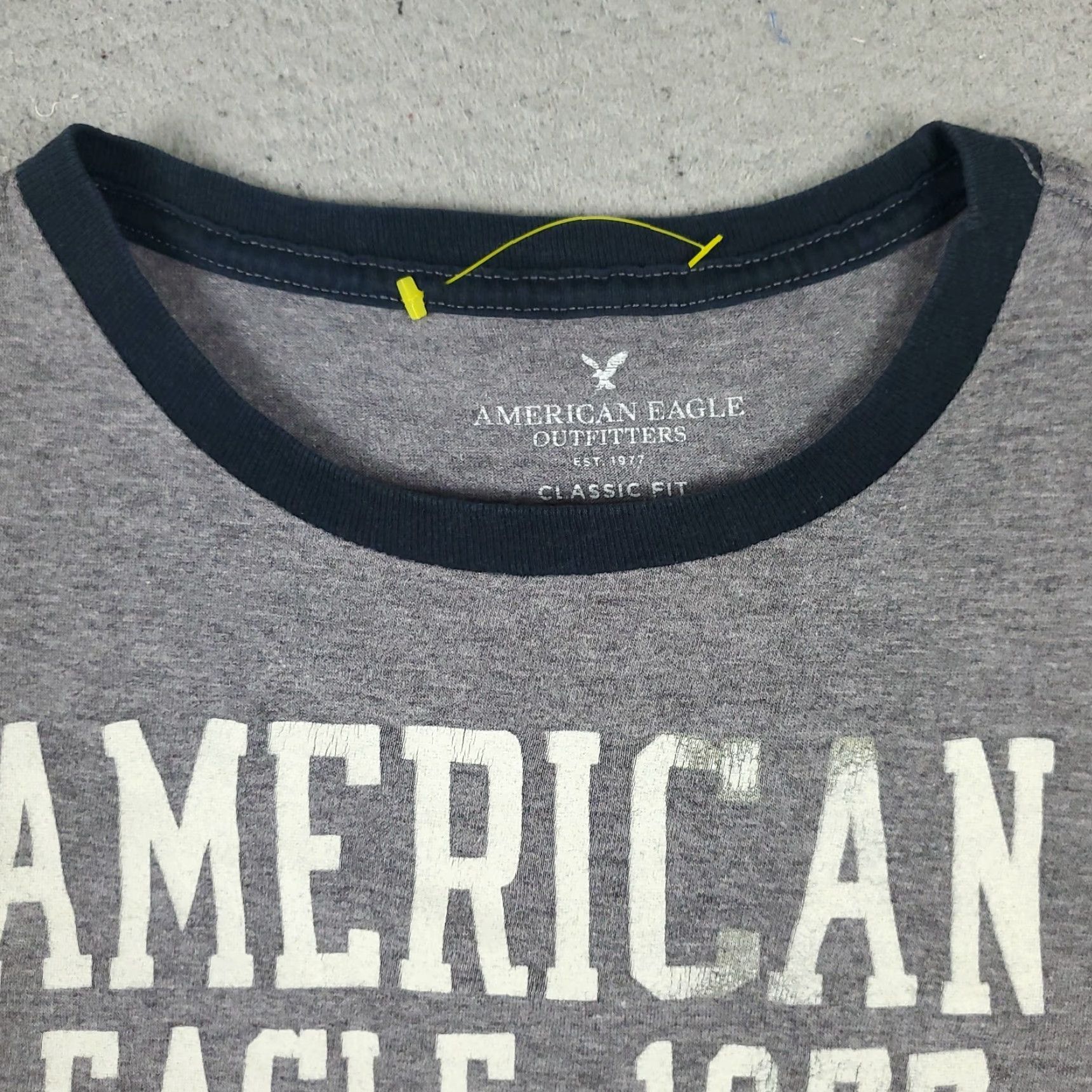 American Eagle Outfitters American Eagle T Shirt Mens Short Sleeve Gray Casual Medium Adult Size US M / EU 48-50 / 2 - 3 Thumbnail