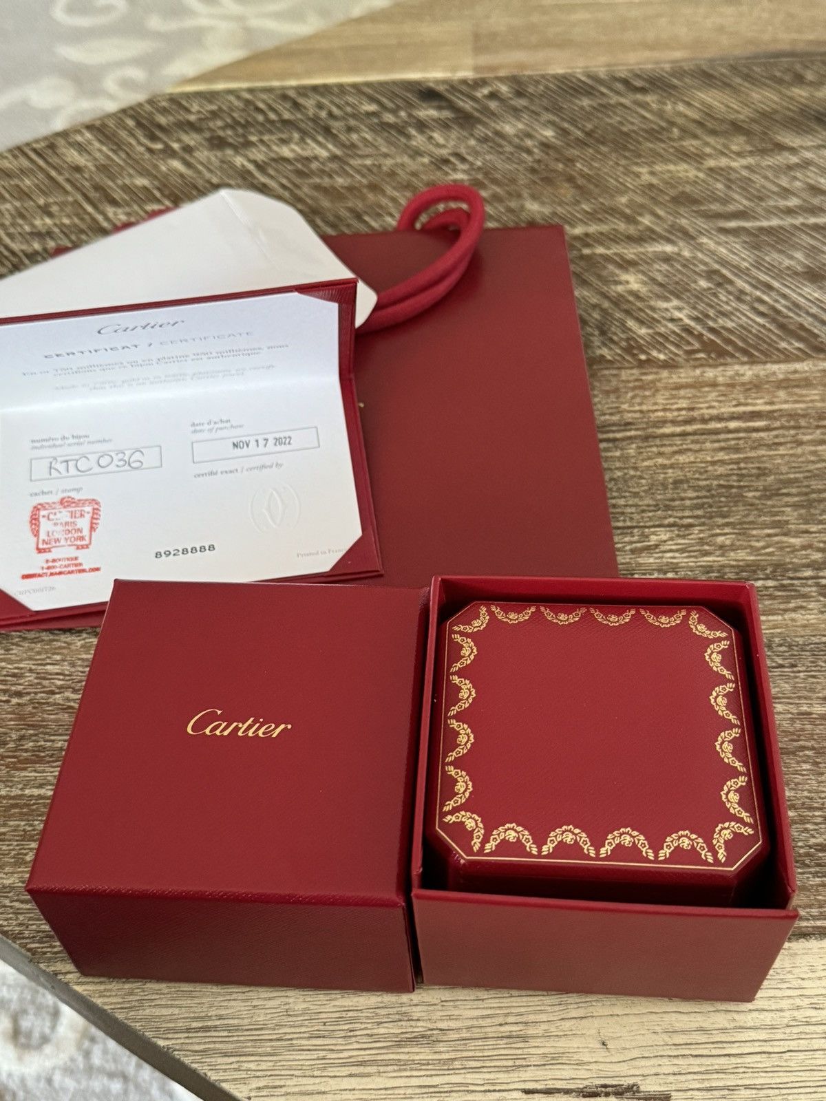 Cartier Cartier 18K Gold Ring Size ONE SIZE - 4 Thumbnail