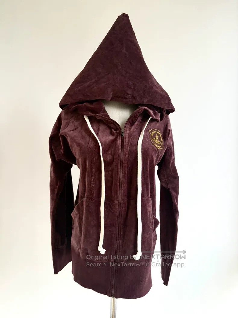 Vivienne Westwood Vivienne Westwood Burgundy Witch Hat Velvet Sweatshirt Jac Size M / US 6-8 / IT 42-44 - 1 Thumbnail