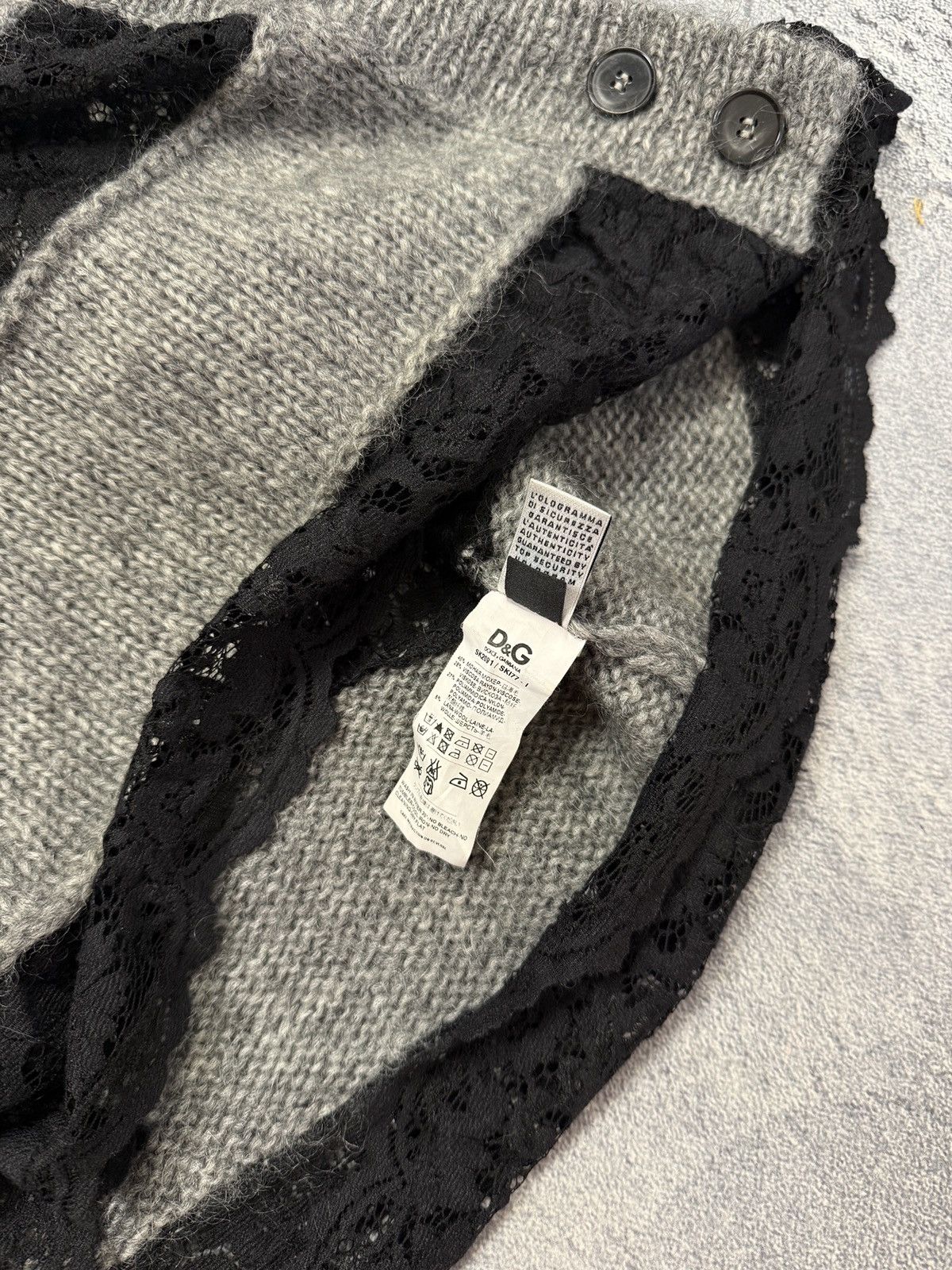 Dolce & Gabbana Dolce&Gabbana sweater knited grey women’s size 46 Size L / US 10 / IT 46 - 8 Thumbnail