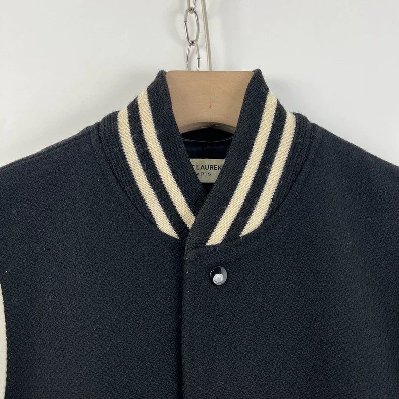 Saint Laurent Paris Saint Laurent Black and white split leather Teddy jacket 25 Size US L / EU 52-54 / 3 - 3 Thumbnail