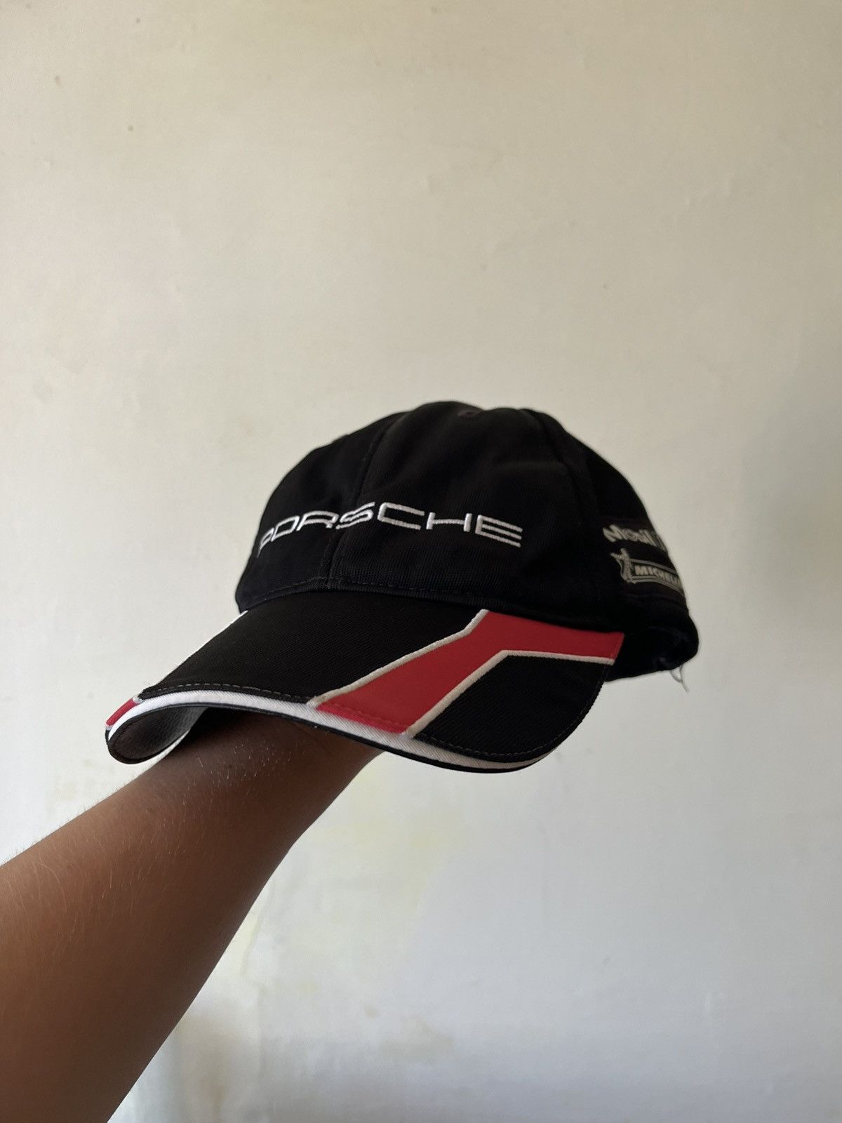 Porsche Design Porsche Motorsport Cap — Black/Red Y2K Size ONE SIZE - 2 Thumbnail