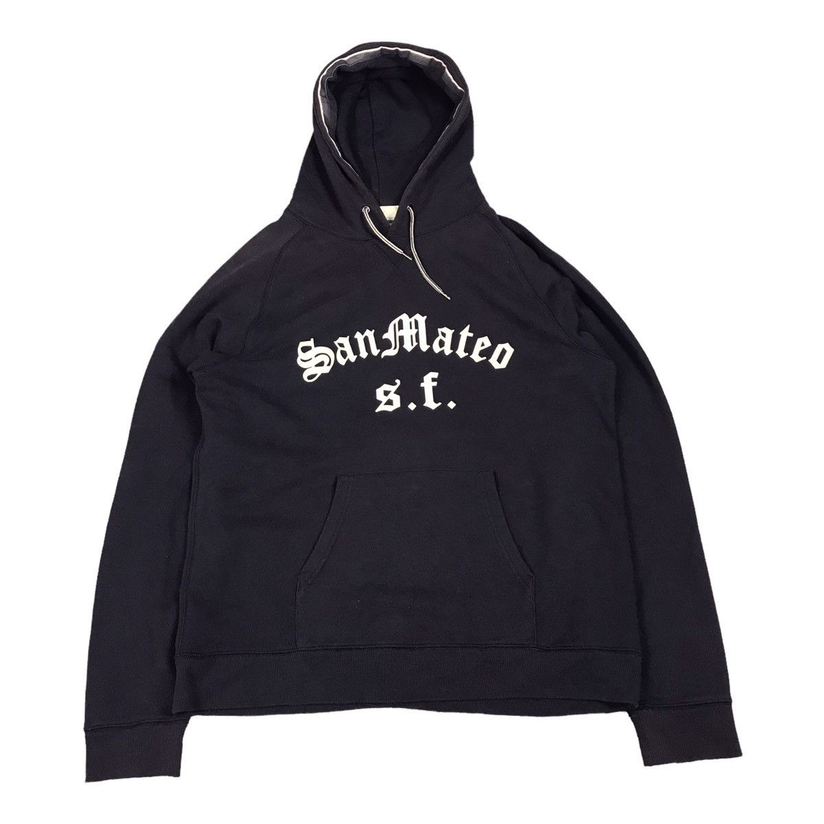 Japanese Brand SAN MATEO CALIFORNIA CITY NAVY HOODIES JACKET Size US L / EU 52-54 / 3 - 1 Thumbnail