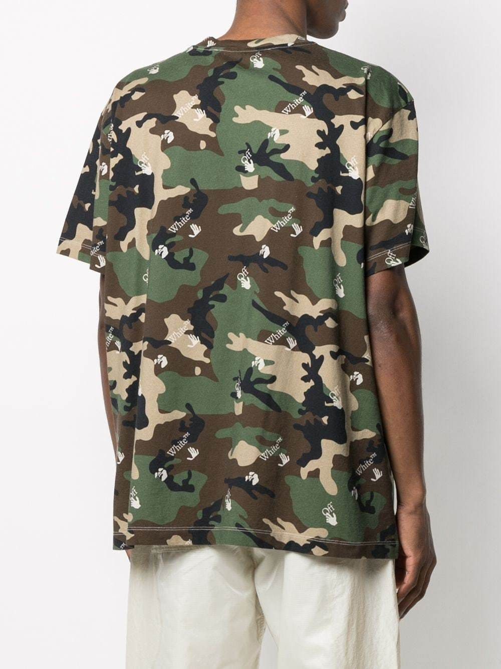 Off-White Camo All Over Logo Oversized T-Shirt Size US M / EU 48-50 / 2 - 4 Thumbnail