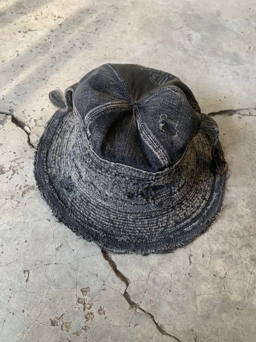 Kapital Kapital Boro Distressed Bucket Hat Size ONE SIZE - 5 Thumbnail