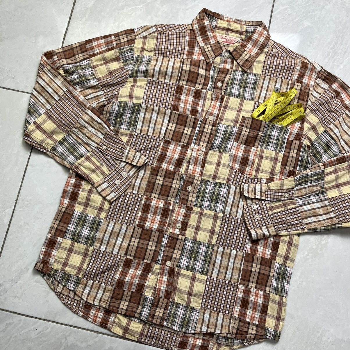 Lucky Brand Patchwork button ups shirt by lucky brand Size US L / EU 52-54 / 3 - 7 Thumbnail