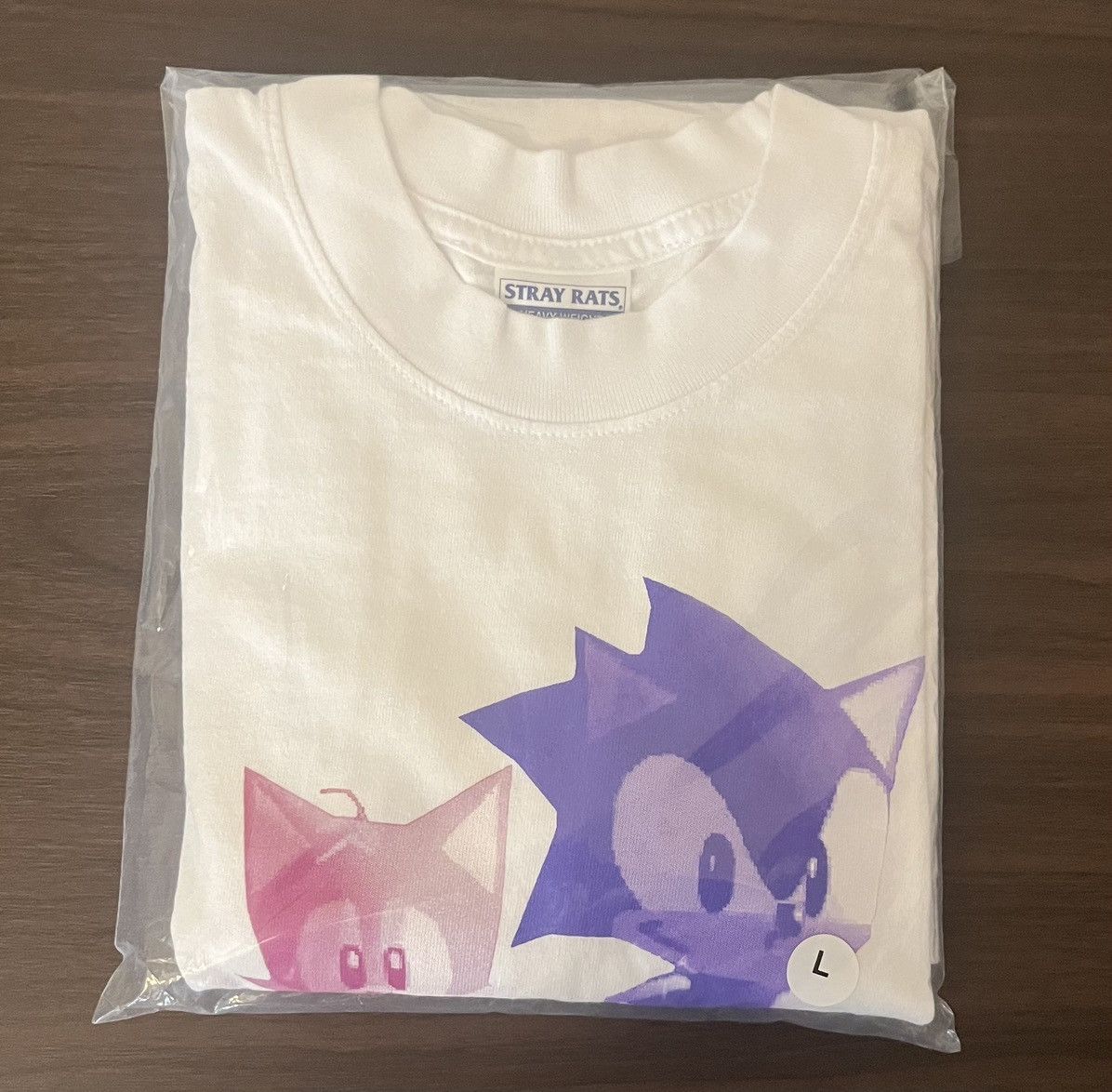 Happy99 × Stray Rats Stray Rats Happy99 Sonic Friends Tee White Large ...