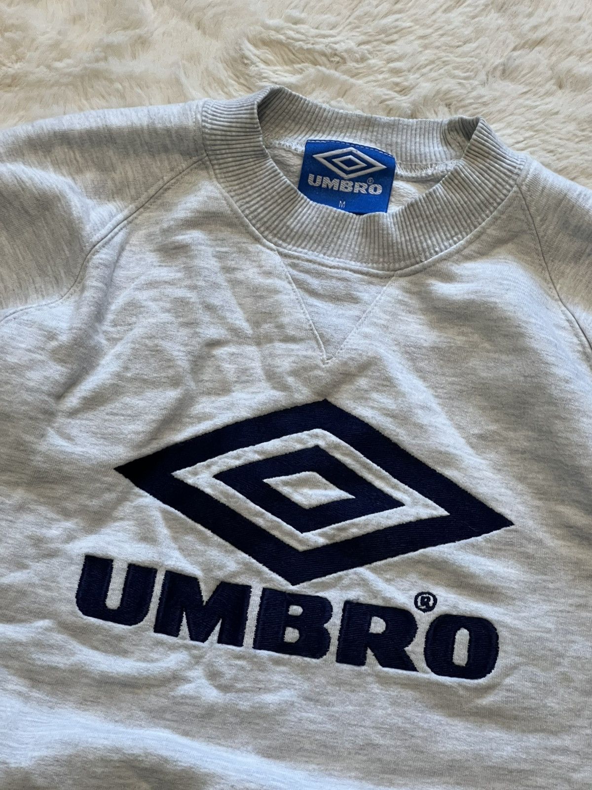 Umbro Umbro vintage sweatshirt gray big logo 90s oversized Size US L / EU 52-54 / 3 - 3 Thumbnail