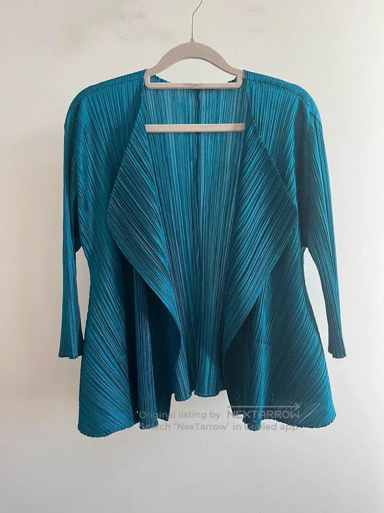 Issey Miyake Issey Miyake Blue Jacket Size XXL / US 16-18 / IT 52-54 - 1 Thumbnail
