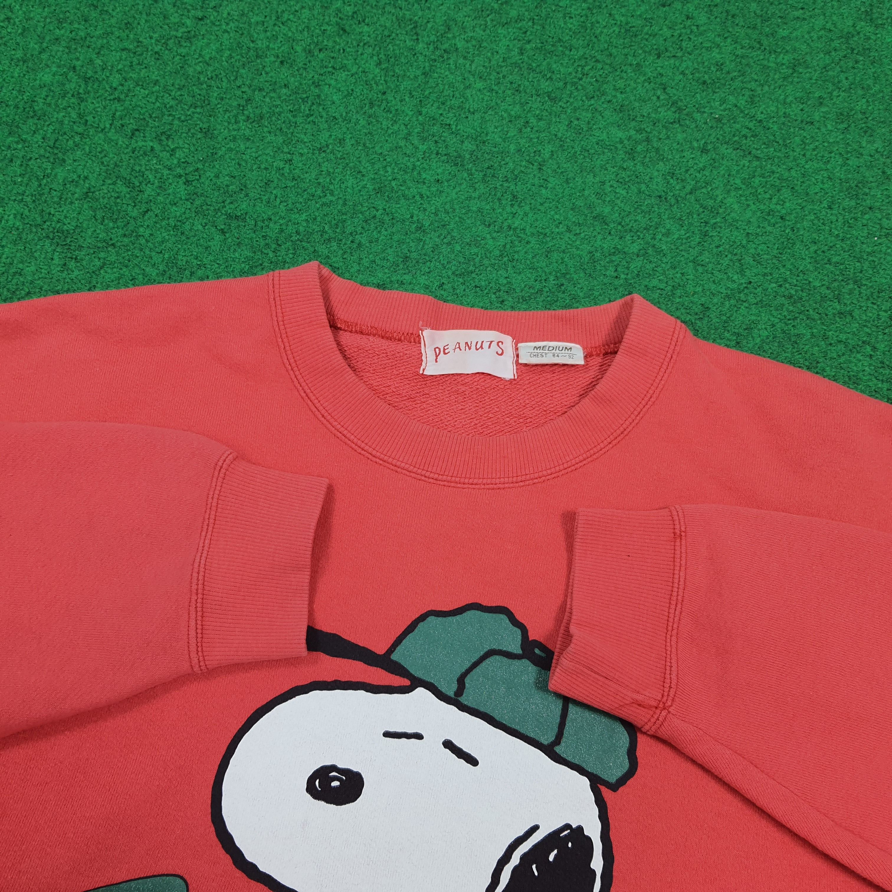 Peanuts Vintage Snoopy Peanuts Baseball Sweatshirt C306N15 Size US M / EU 48-50 / 2 - 4 Thumbnail